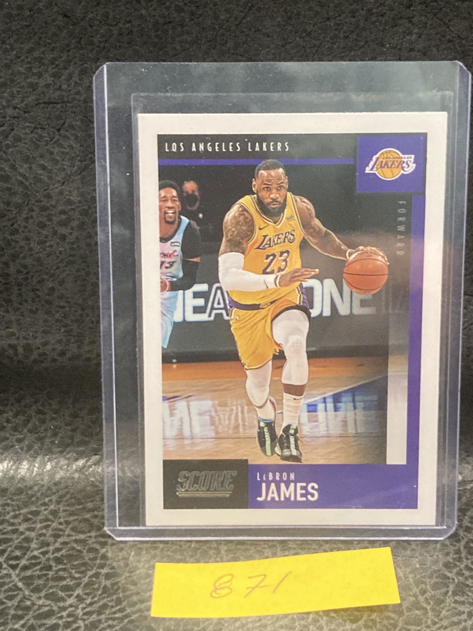 Lebron James 2021 Panini Chronicles Score Basketball No. 614  Lakers (1 of 2)