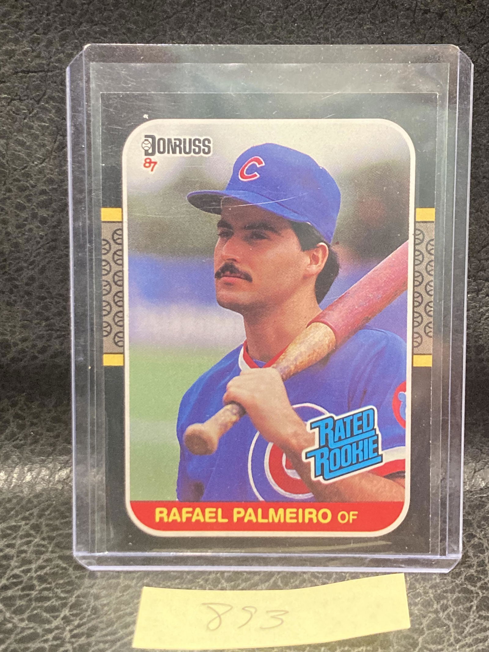 Rafael Palmeiro 1987 Donruss #43 Rated Rookie Rc Card: Rafael Palmeiro 1987 Donruss #43 Rated Rookie Rc Card
