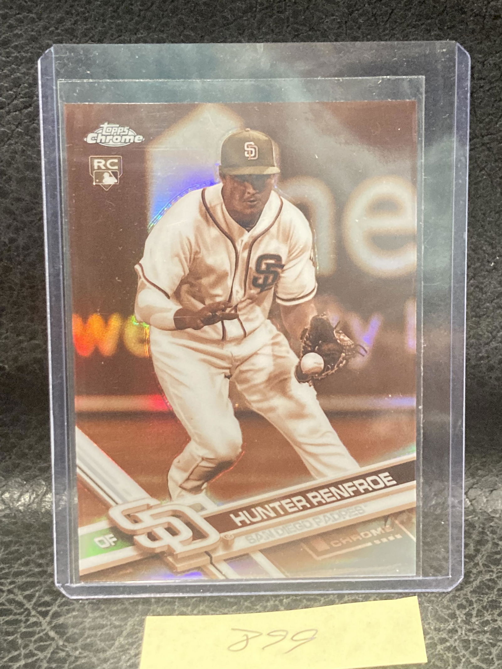 Hunter Renfroe 2017 Topps Chrome Sepia Refractor Rookie Card #18 (1 of 2)