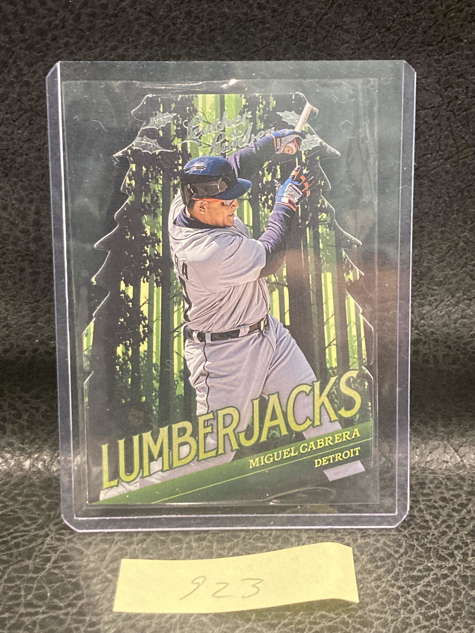 Miguel Cabrera 2019 Panini Leather & Lumber Lumberjacks #LJ-12: Miguel Cabrera 2019 Panini Leather & Lumber Lumberjacks #LJ-12