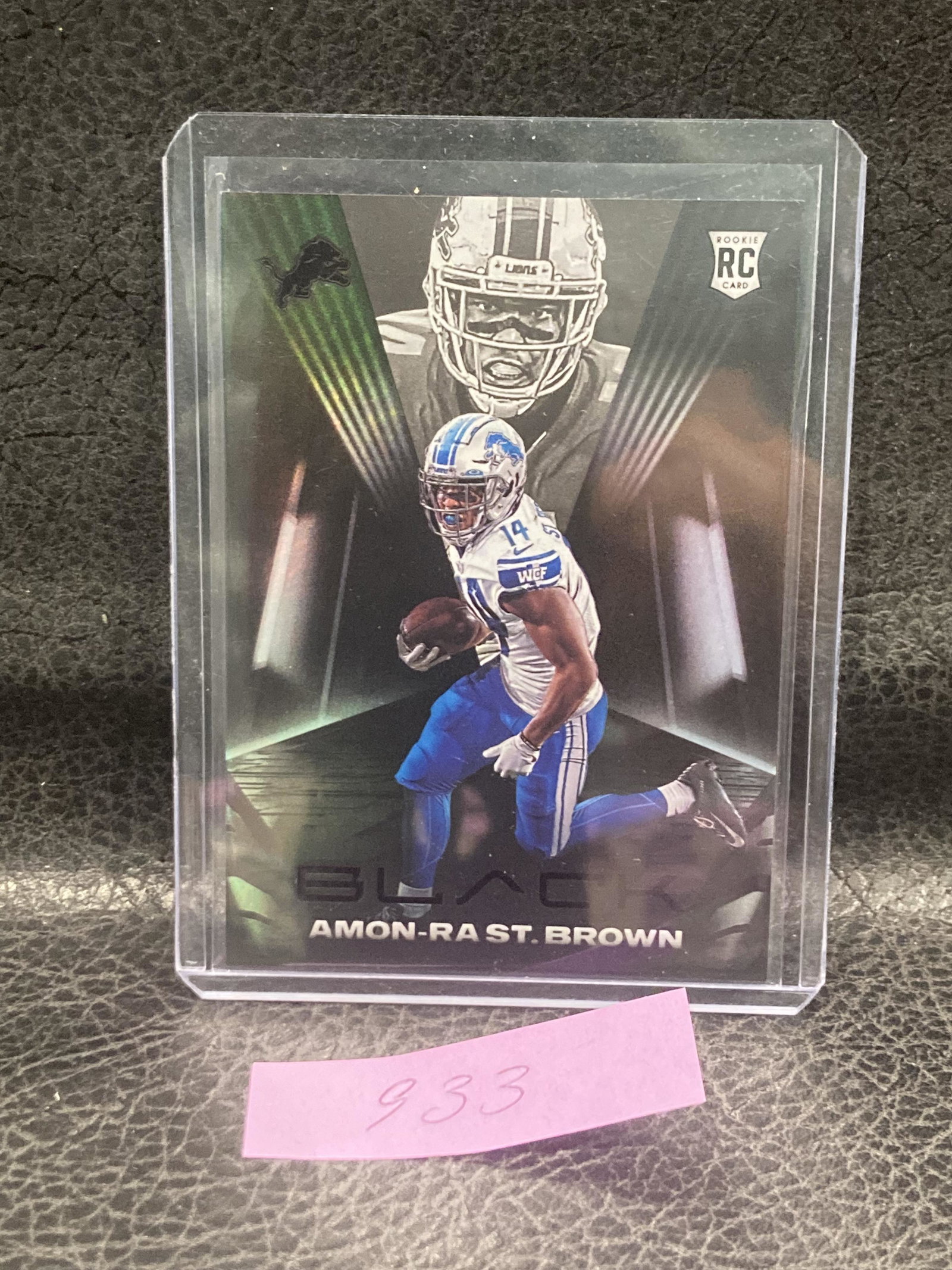 Amon-Ra St. Brown 2021 Panini Black Rookie Detroit Lions: Amon-Ra St. Brown 2021 Panini Black Rookie Detroit Lions