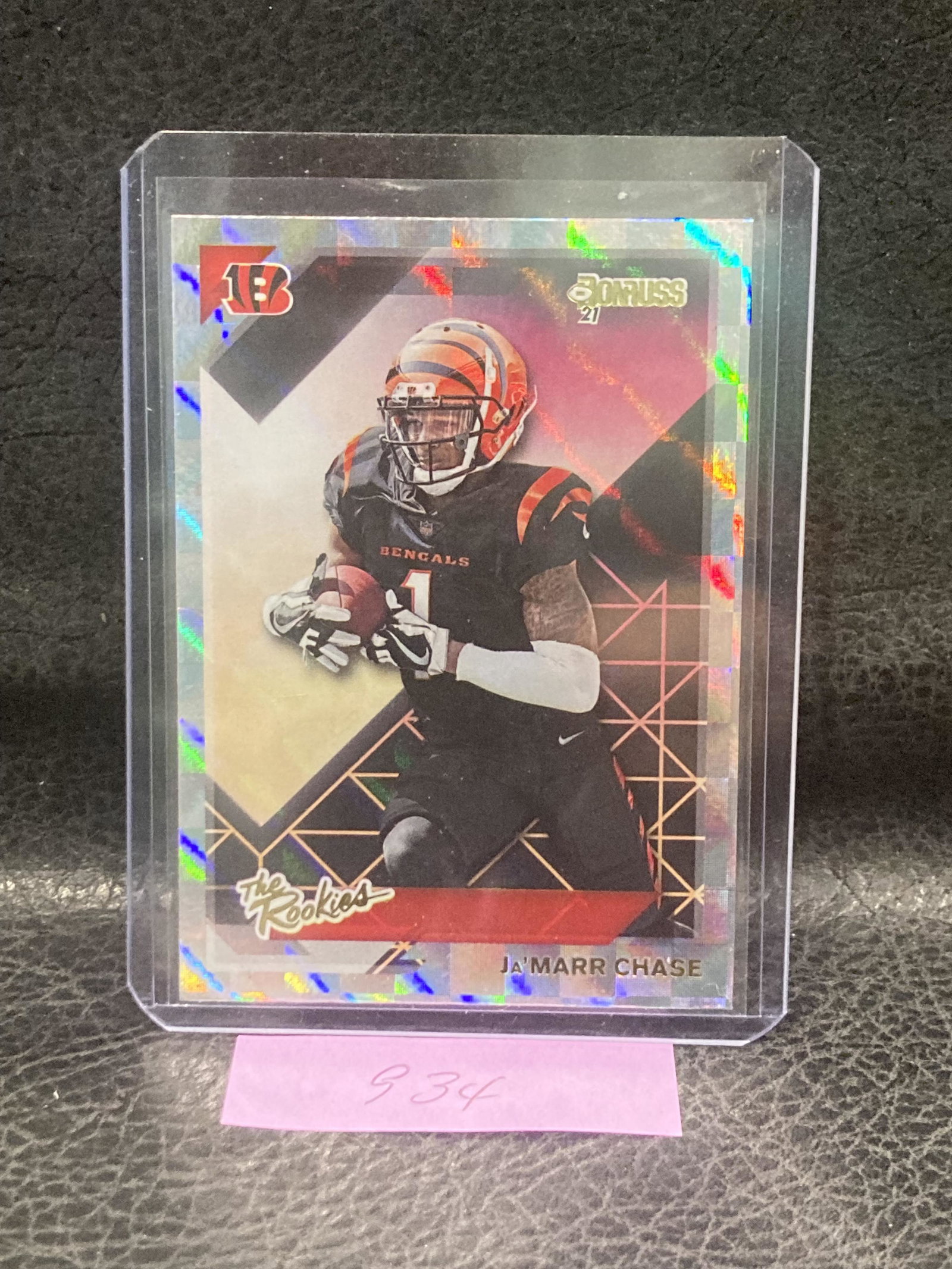 Jamarr Chase 2021 Donruss The Rookies Insert Begals: Jamarr Chase 2021 Donruss The Rookies Insert Begals