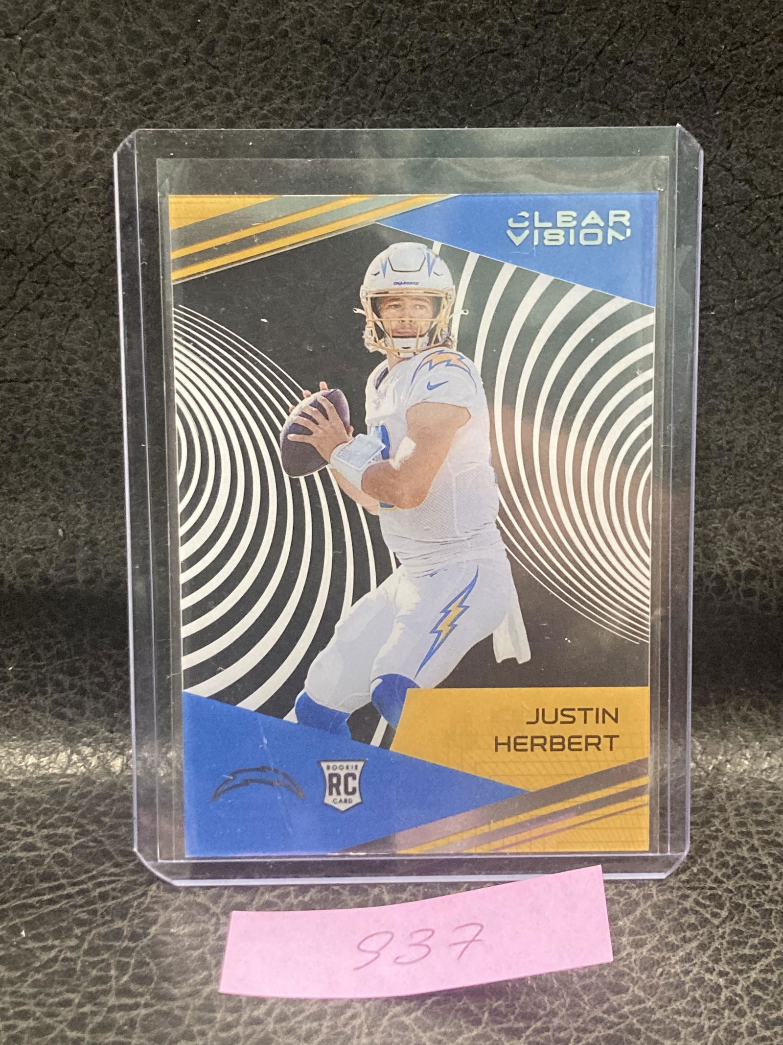 Justin Herbert 2020 Chronicles Clear Vision Rc Rookie #CV-3 La Chargers (1 of 2)