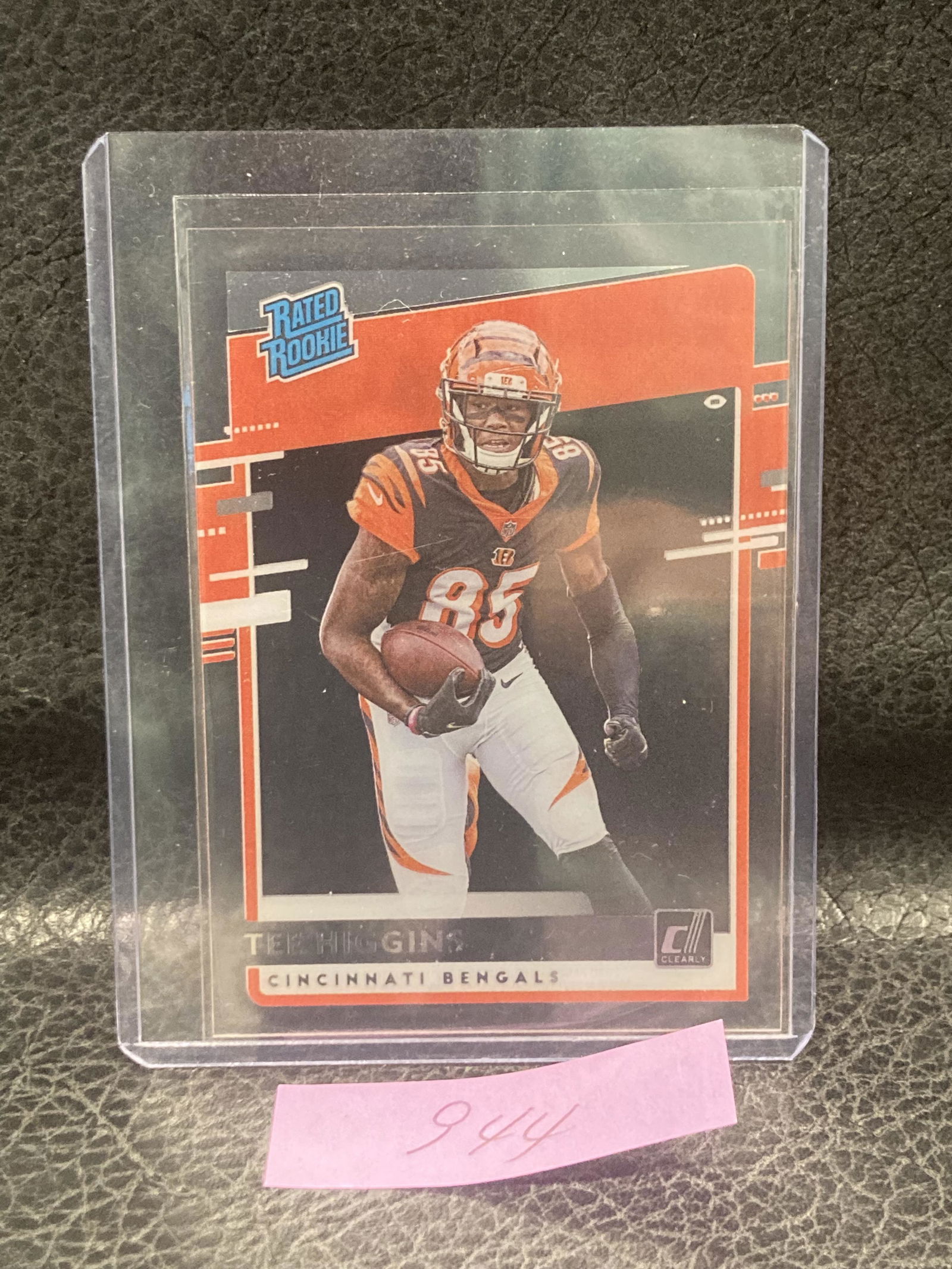 Tee Higgins 2020 Panini Chronicles Clearly Donruss Rated Rookie #RR-TH Bengals (1 of 2)