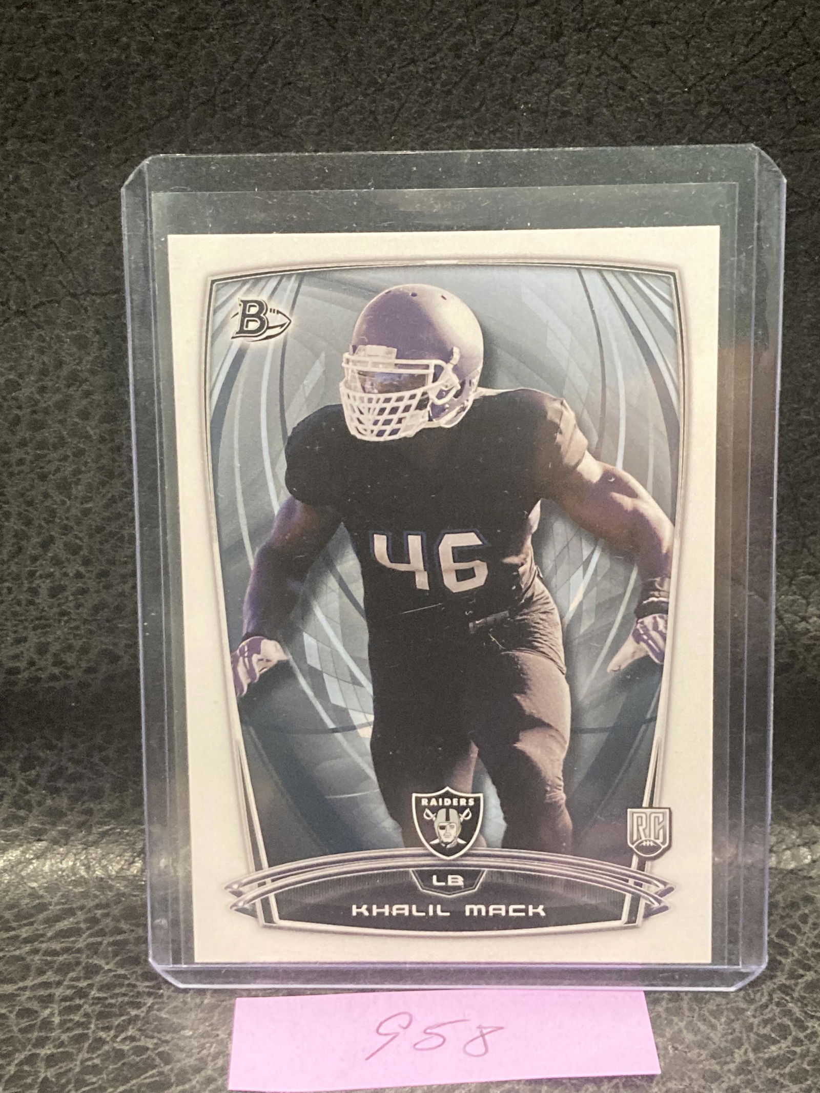 Khalil Mack Buffalo Ncaa College Rookie Card 2014 Bowman Rc Chicago Bears (1 of 2)