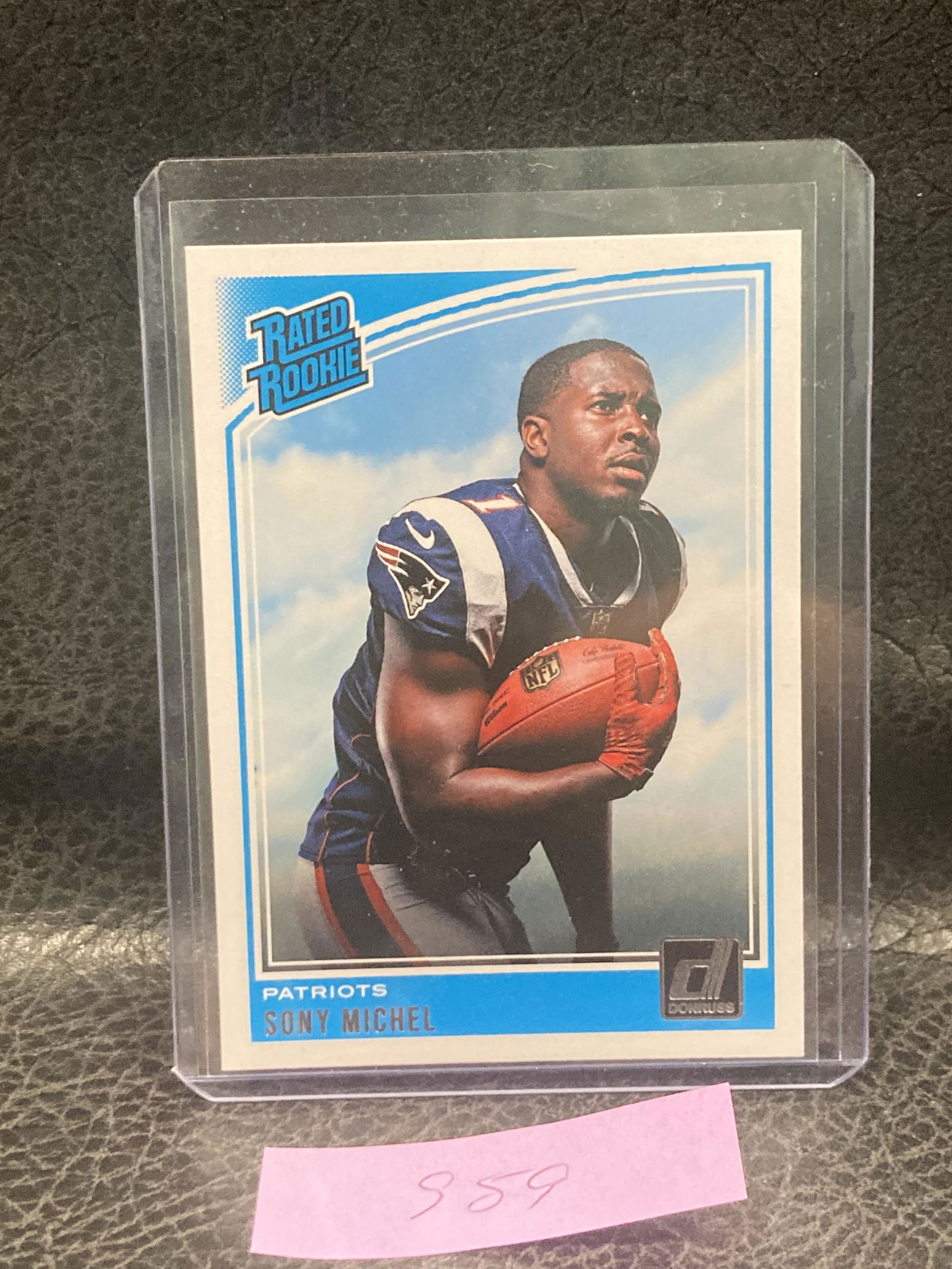 Sony Michel 2018 Donruss #310 Rated Rookies New England Patriots Rc Card (1 of 2)