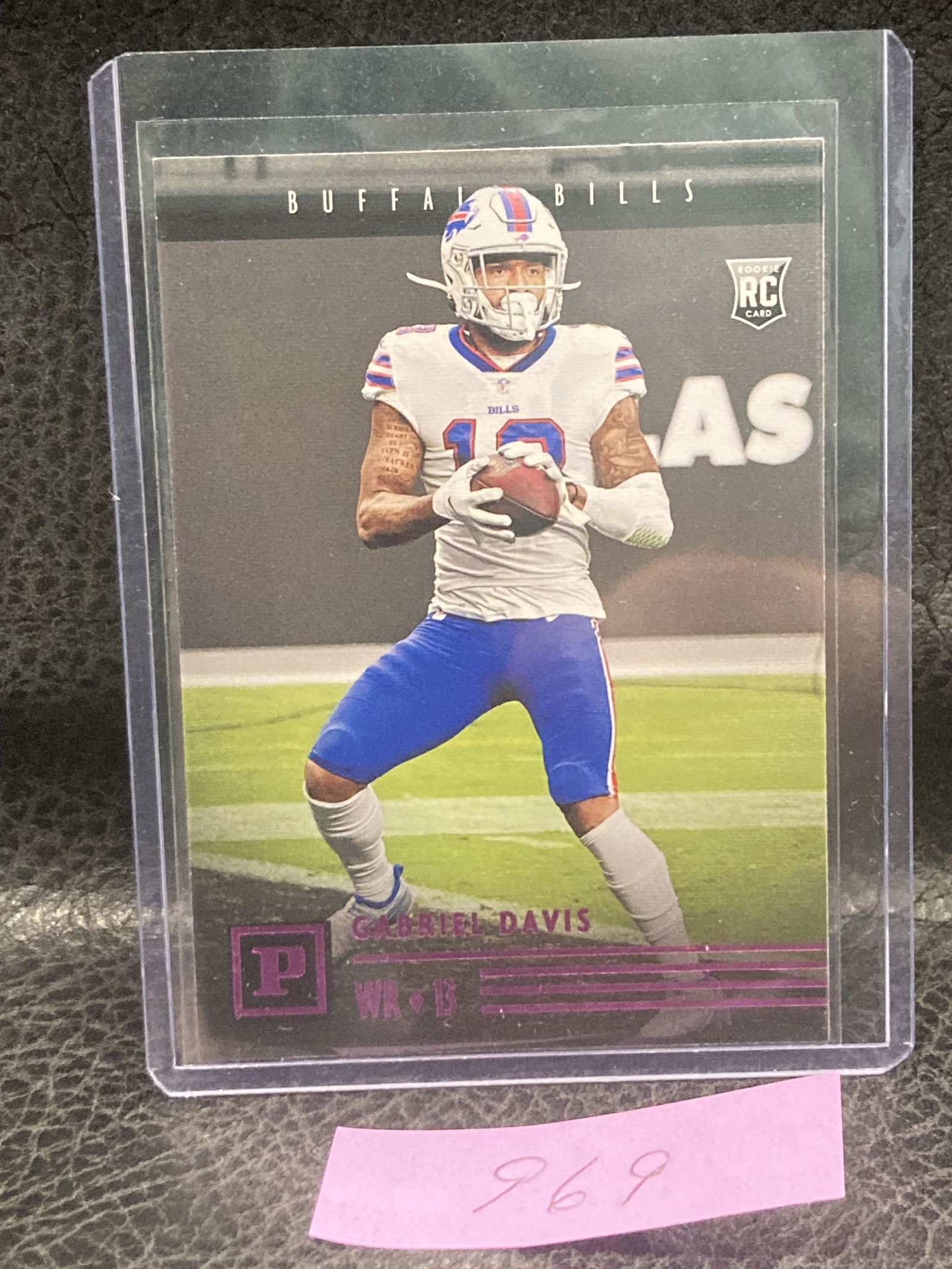 Gabriel Davis 2020 Chronicles Panini Rc Rookie Pink Parallel Pa-28 Buffalo Bills (1 of 2)