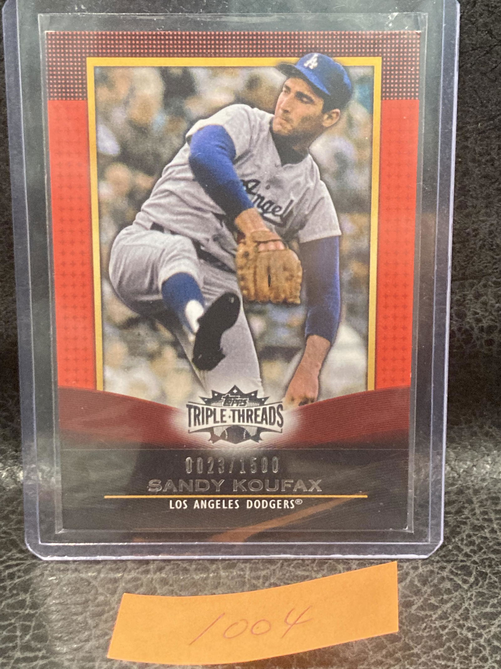 Sandy Koufax 2011 Topps Triple Threads /1500 #100 Hof (1 of 2)