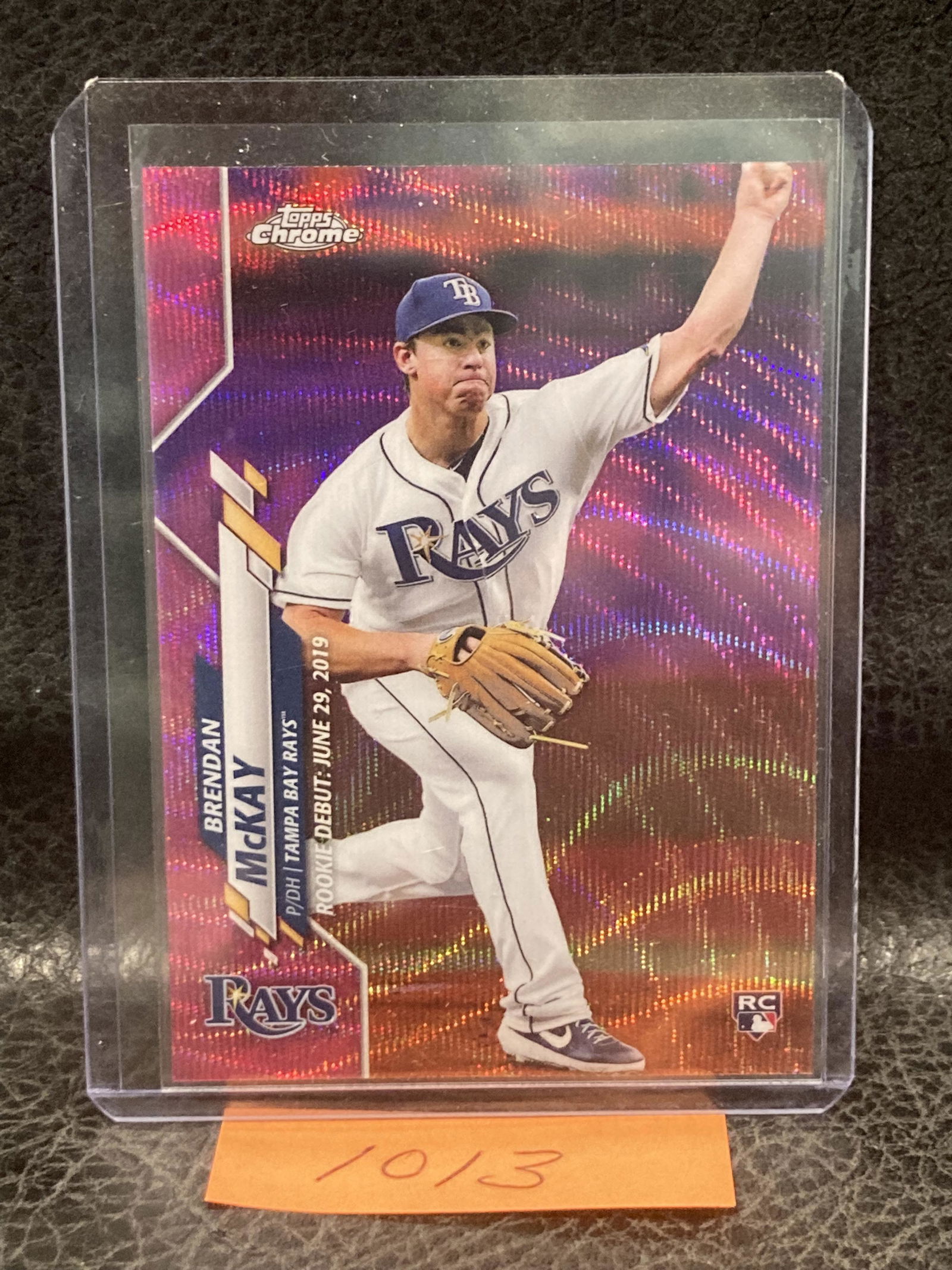 Brendan Mckay 2020 Topps Chrome Update #52 Pink Wave Refractor Rookie (1 of 2)