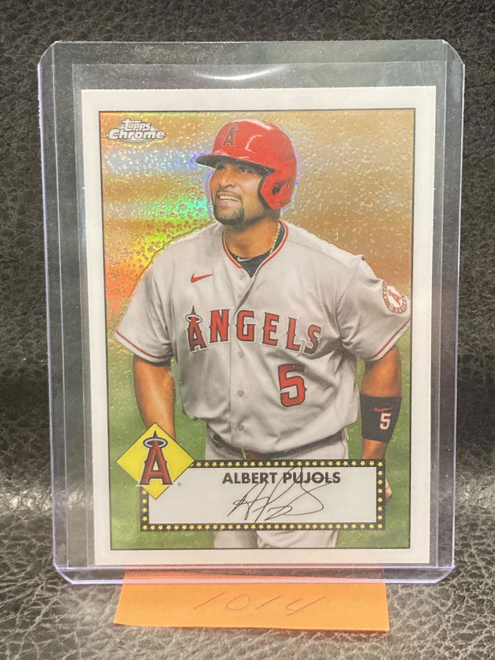 Albert Pujols 2021 Topps Chrome Refractor La Angels #T52-34 1952 Retro (1 of 2)