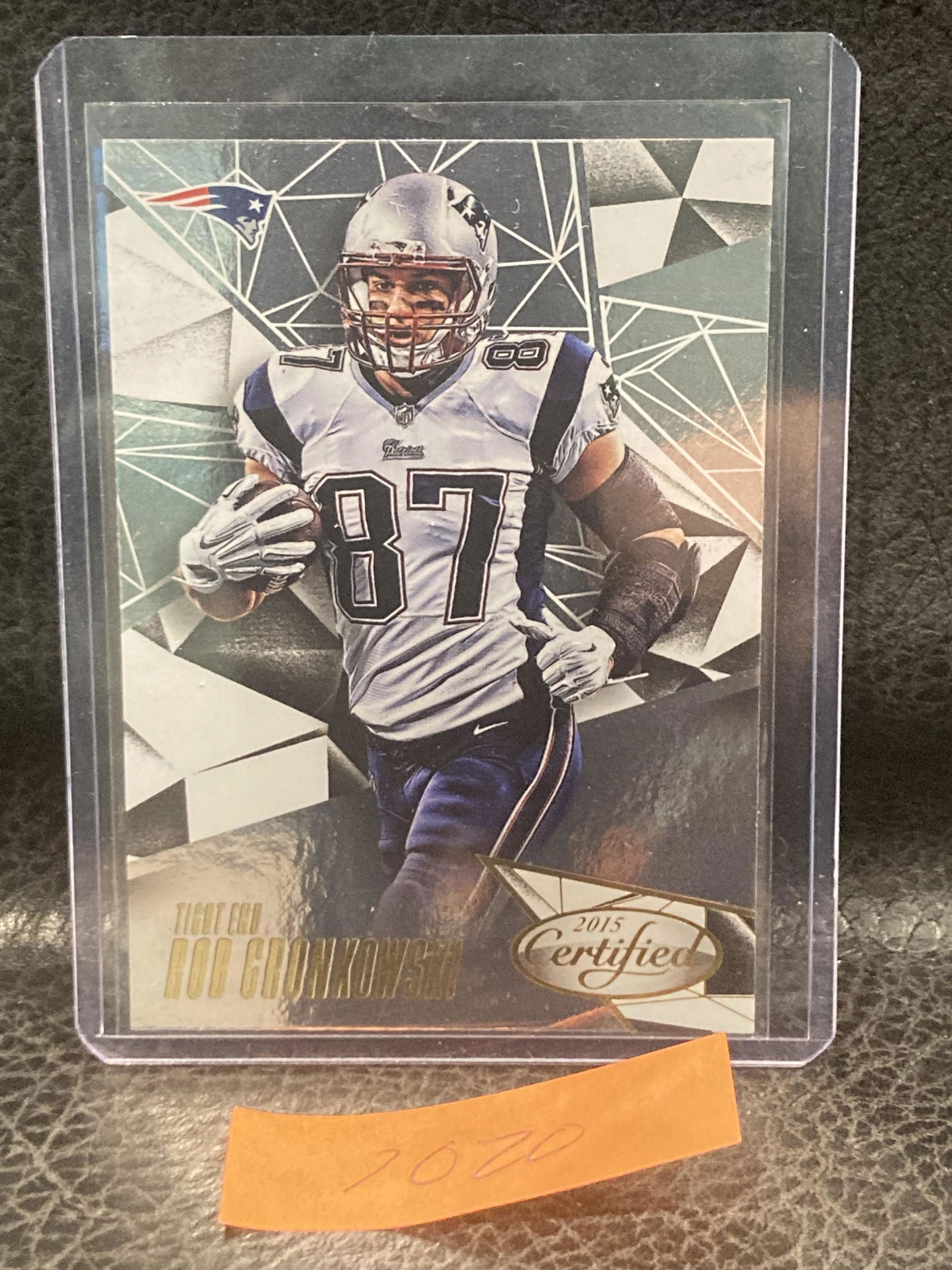 Rob Gronkowski 2015 Certified Football Patriots (1 of 2)