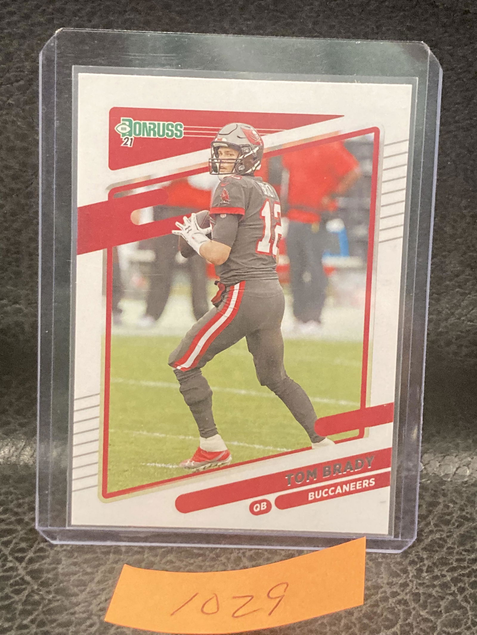 Tom Brady 2021 Panini Donruss Base Card #1 Tampa Bay Buccaneers (1 of 2)