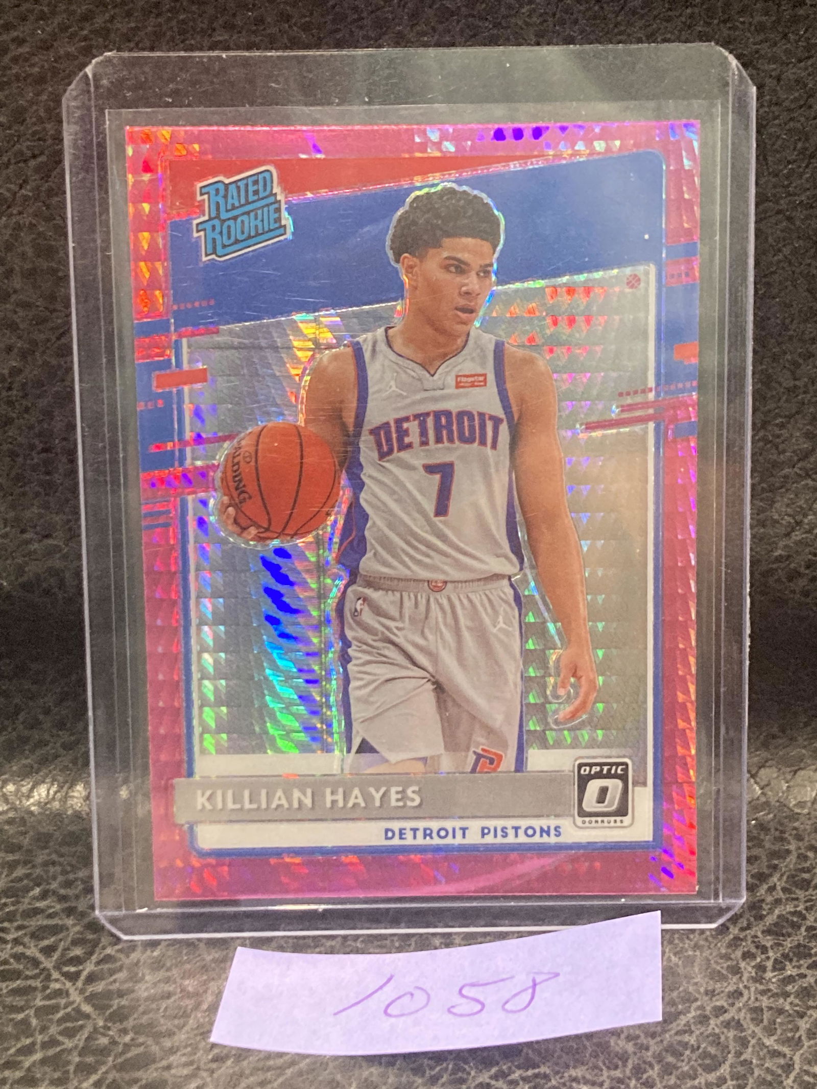 Killian Hayes 2021 Donruss Optic Basketball Pink Hyper Prizm Rated Rookie #157 (1 of 2)