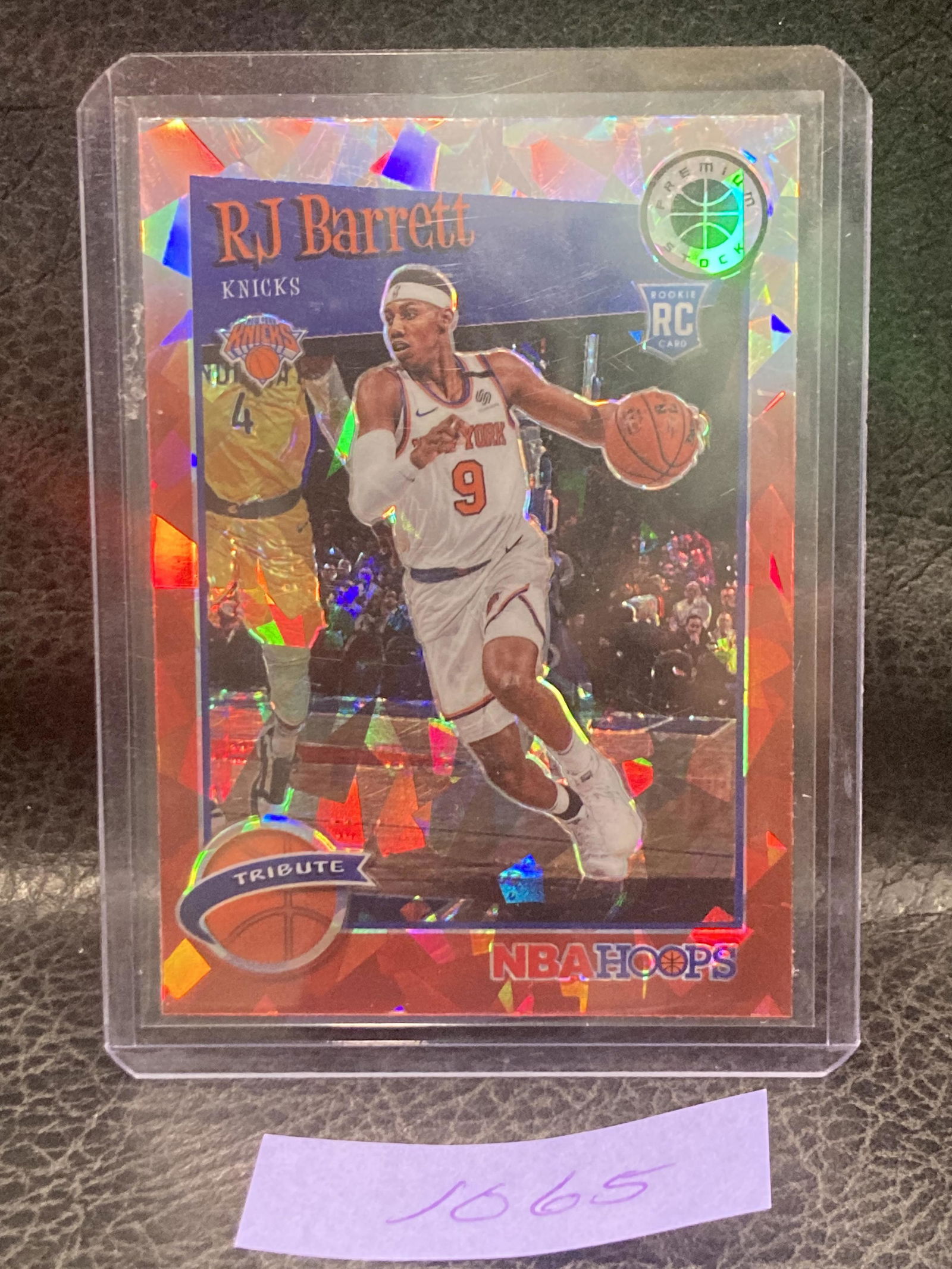 Rj Barret Nba Hoops Red Cracked Ice Knicks (1 of 2)