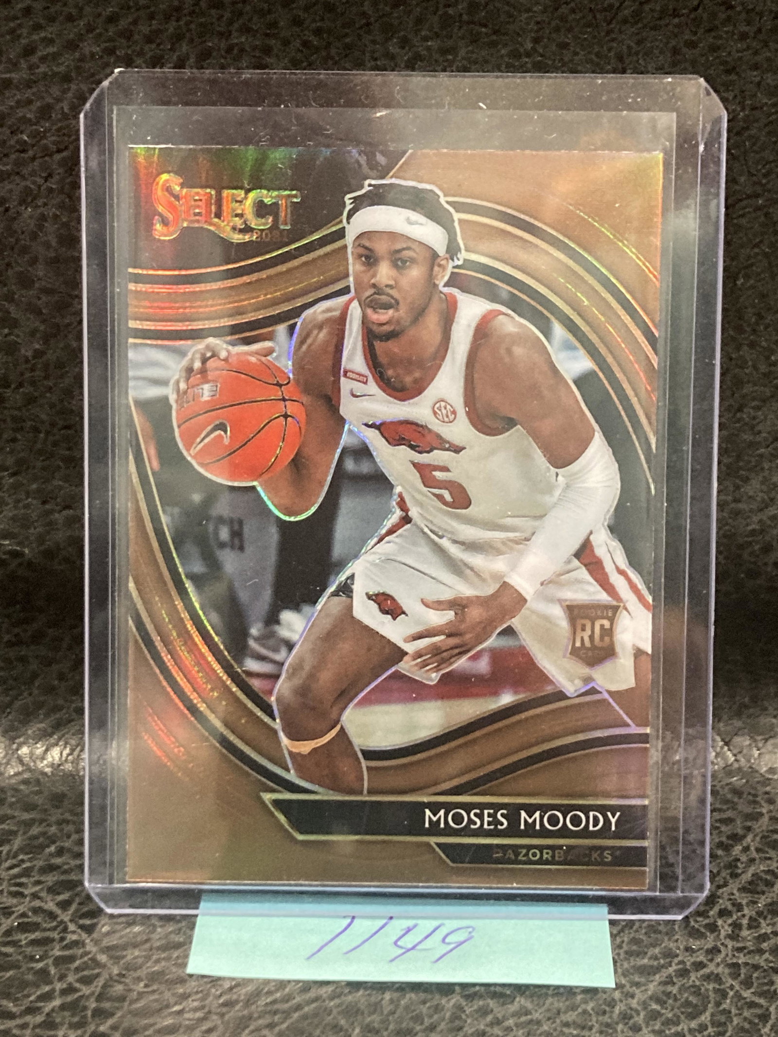 Moses Moody 2021-22 Chronicles Draft Select Rookie Bronze Holo Prizm Courtside: Moses Moody 2021-22 Chronicles Draft Select Rookie Bronze Holo Prizm Courtside