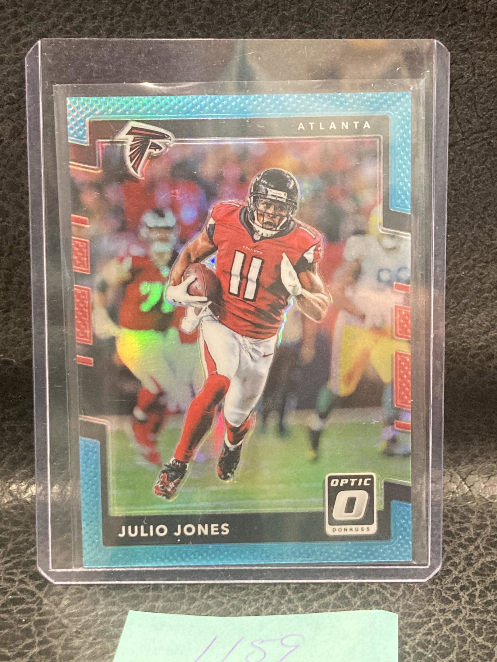 Julio Jones 2017 Donruss Optic Aqua /299 #18: Julio Jones 2017 Donruss Optic Aqua /299 #18