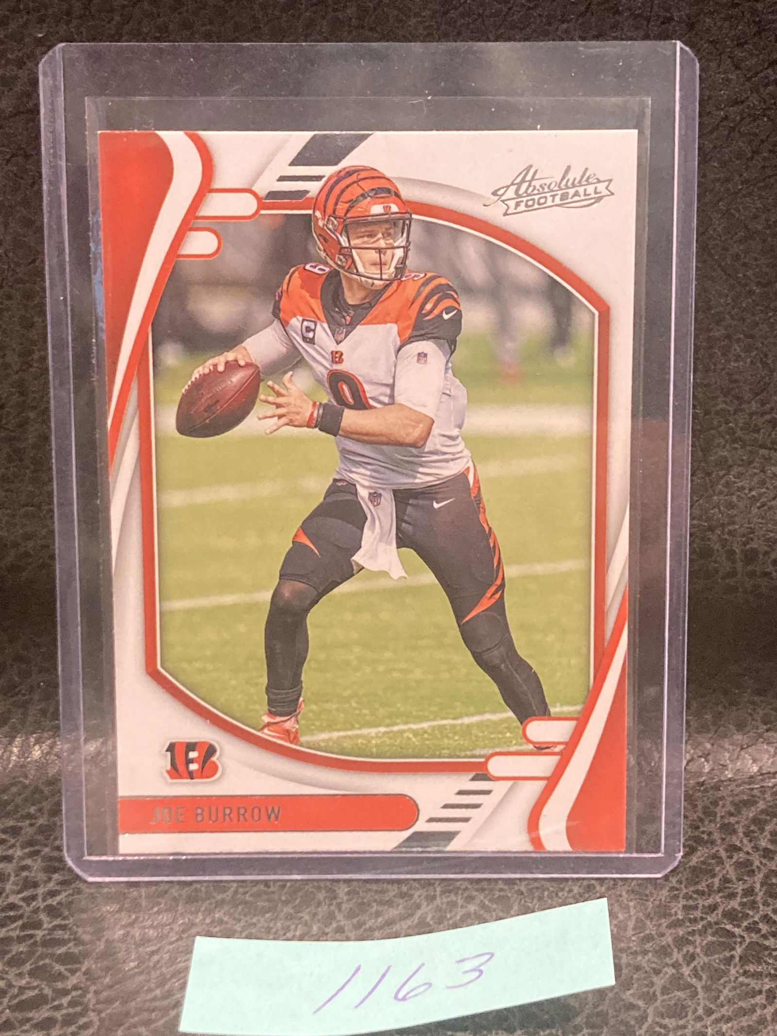 Joe Burrow 2021 Panini Absolute Football Card #42 Cincinnati Bengals (1 of 2)