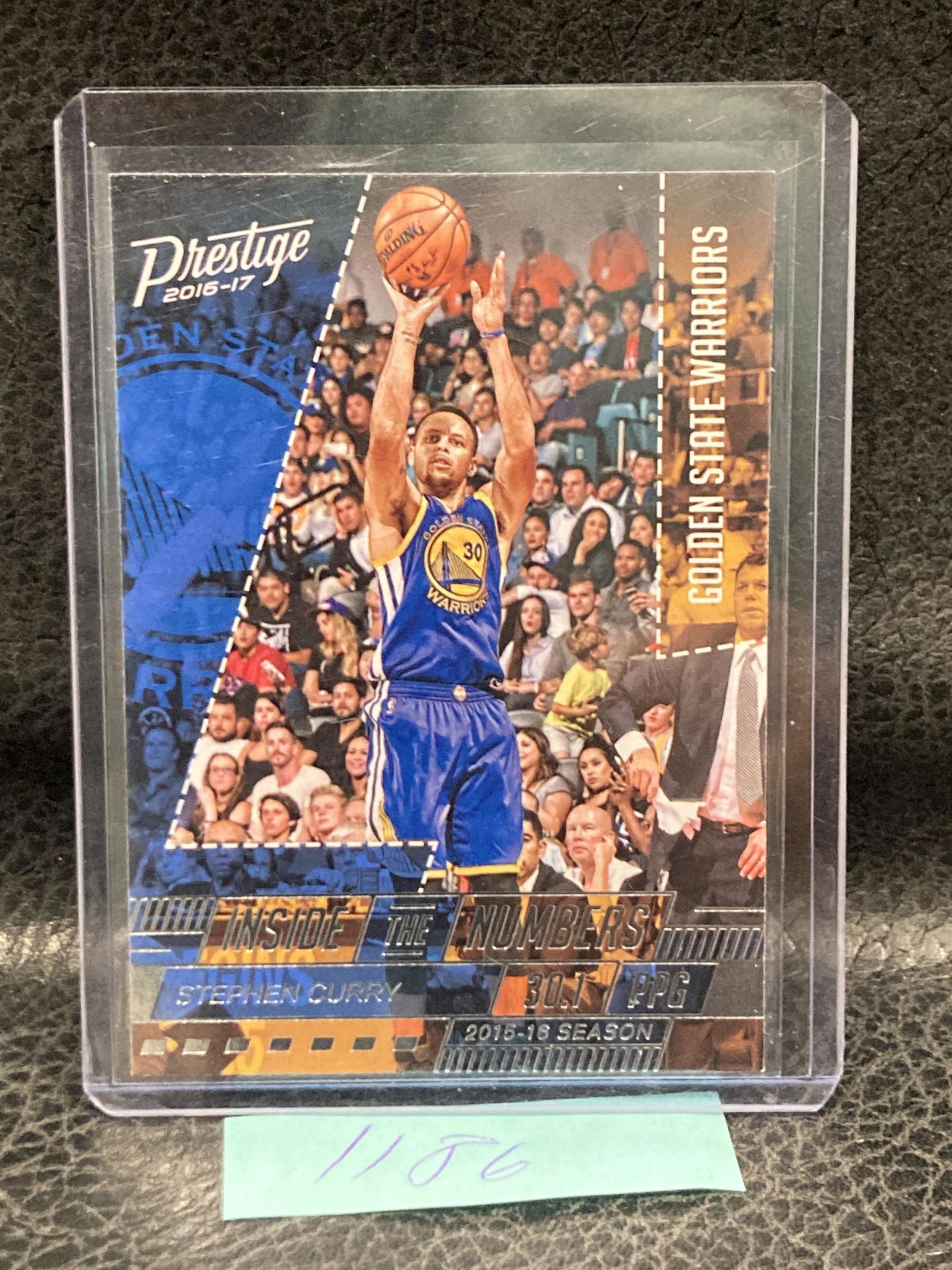 Stephen Curry 2016-17 Panini Prestige Inside The Number #1 Steph Warriors (1 of 2)
