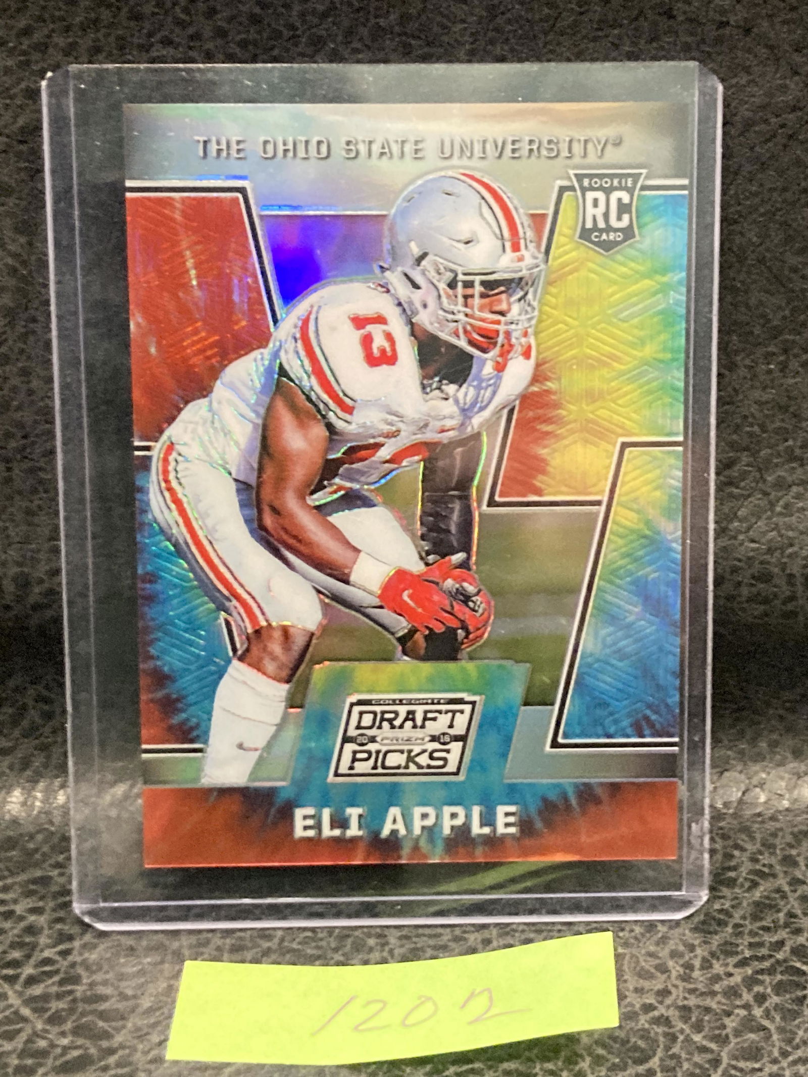 Eli Apple 2016 Prizm Collegiate Draft Picks Tie-Dye Prizms /49 Rookie Auto Rc (1 of 2)