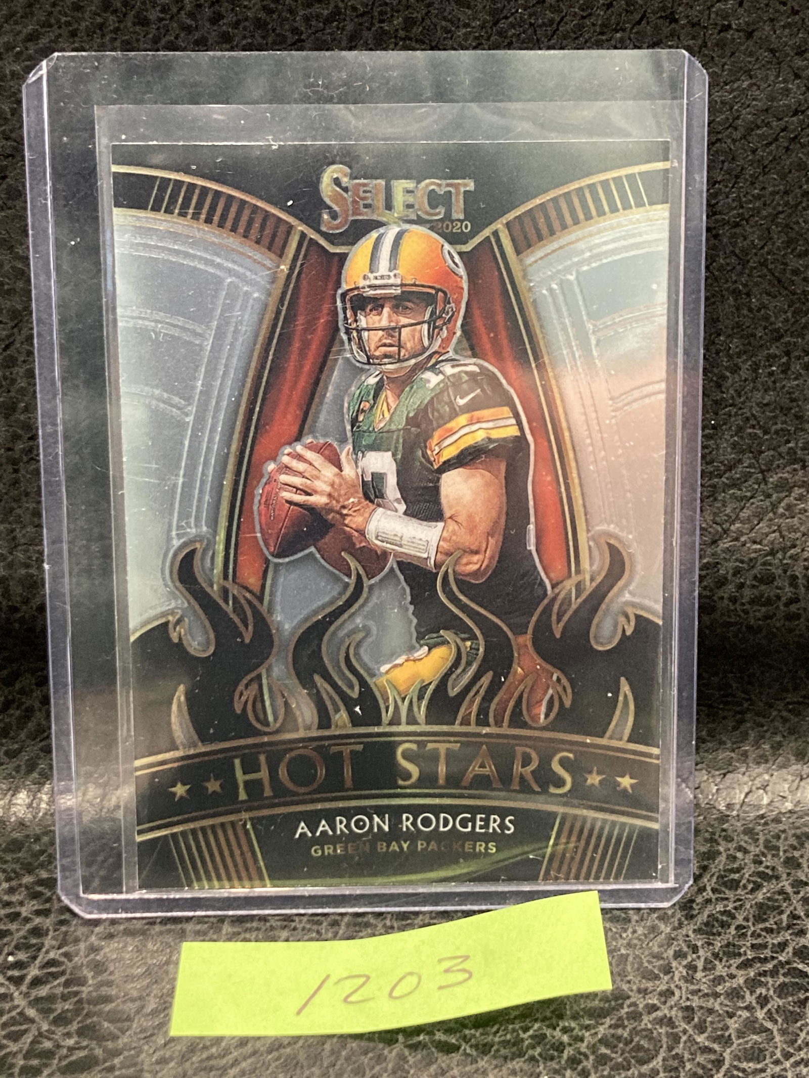 Aaron Rodgers 2020 Select Hot Stars #HS5 Green Bay Packers (1 of 2)