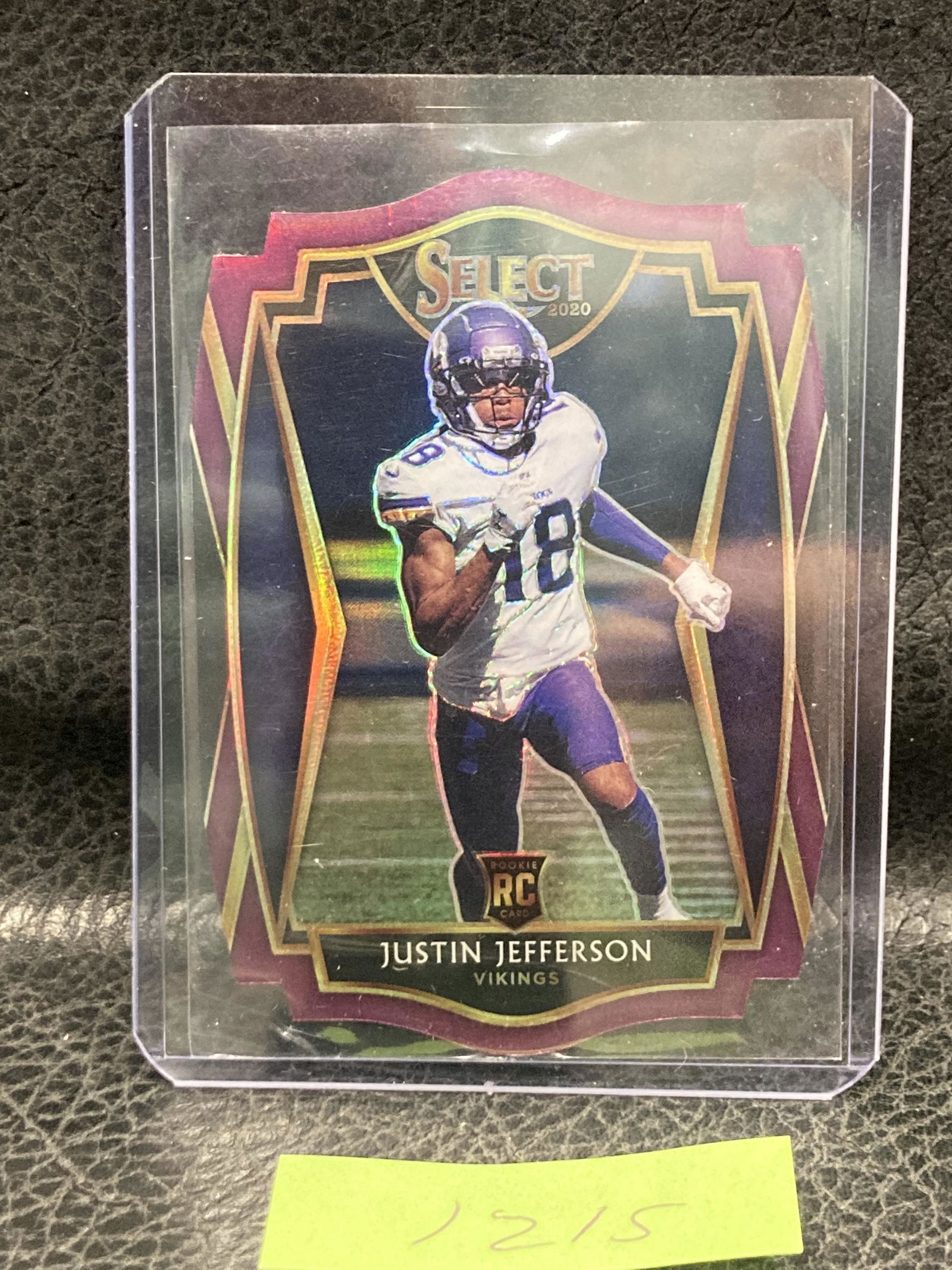 Justin Jefferson 2020 Select Purple Die Cut Rookie Card #161 (1 of 2)