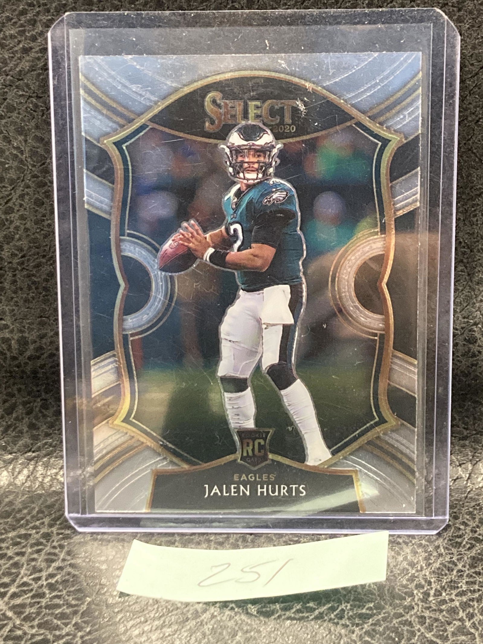 Jalen Hurts 2020 Select Football Concourse Level Rc Eagles Rookie (1 of 2)