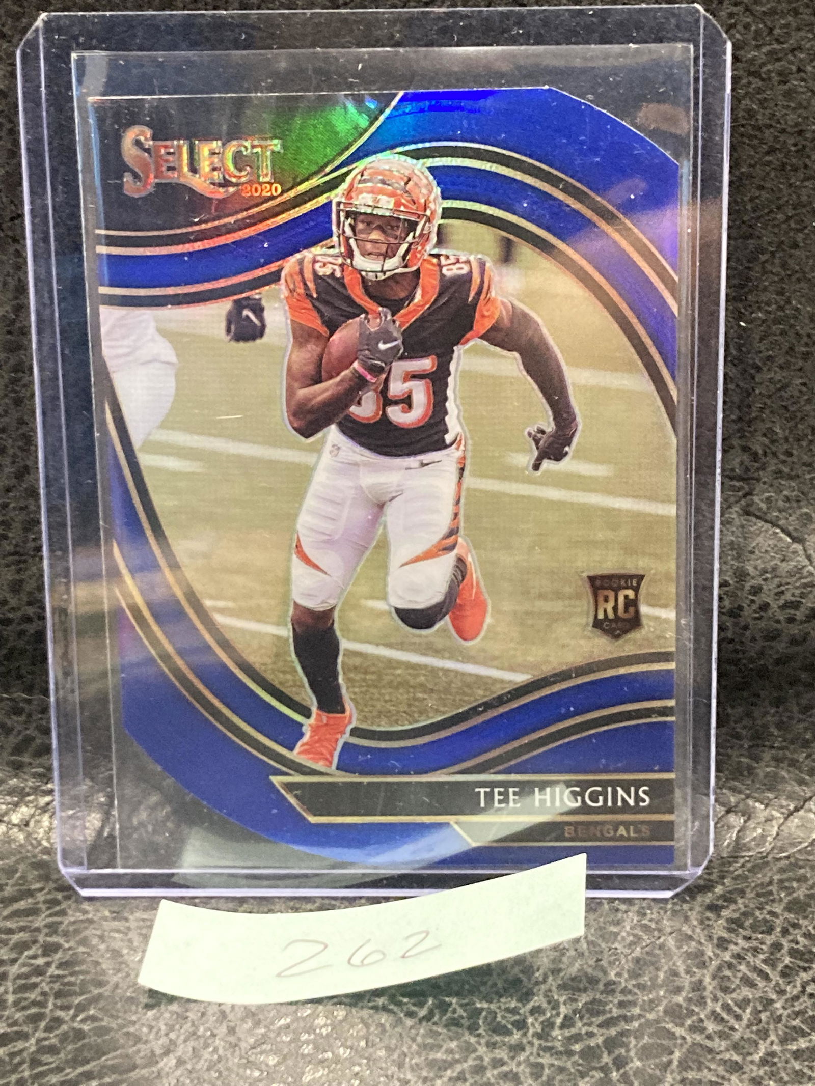 Tee Higgins 2020 Nfl Select Blue Prizm Die Cut Field Level Bengals (1 of 2)