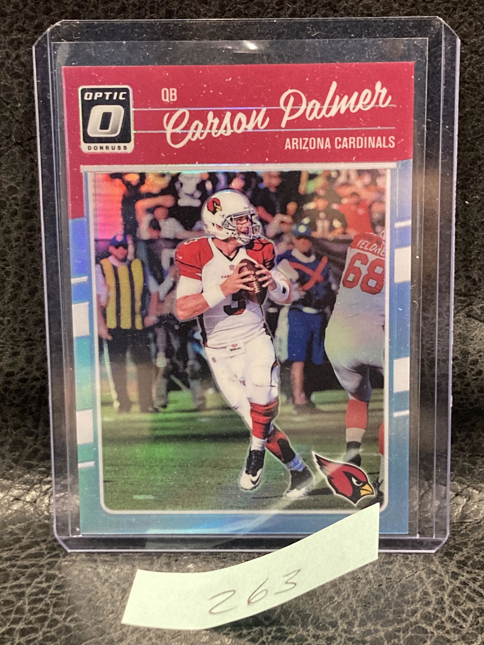 Carson Palmer 2016 Donruss Optic Football Holo #1 Arizona /50 Cardinals (1 of 2)