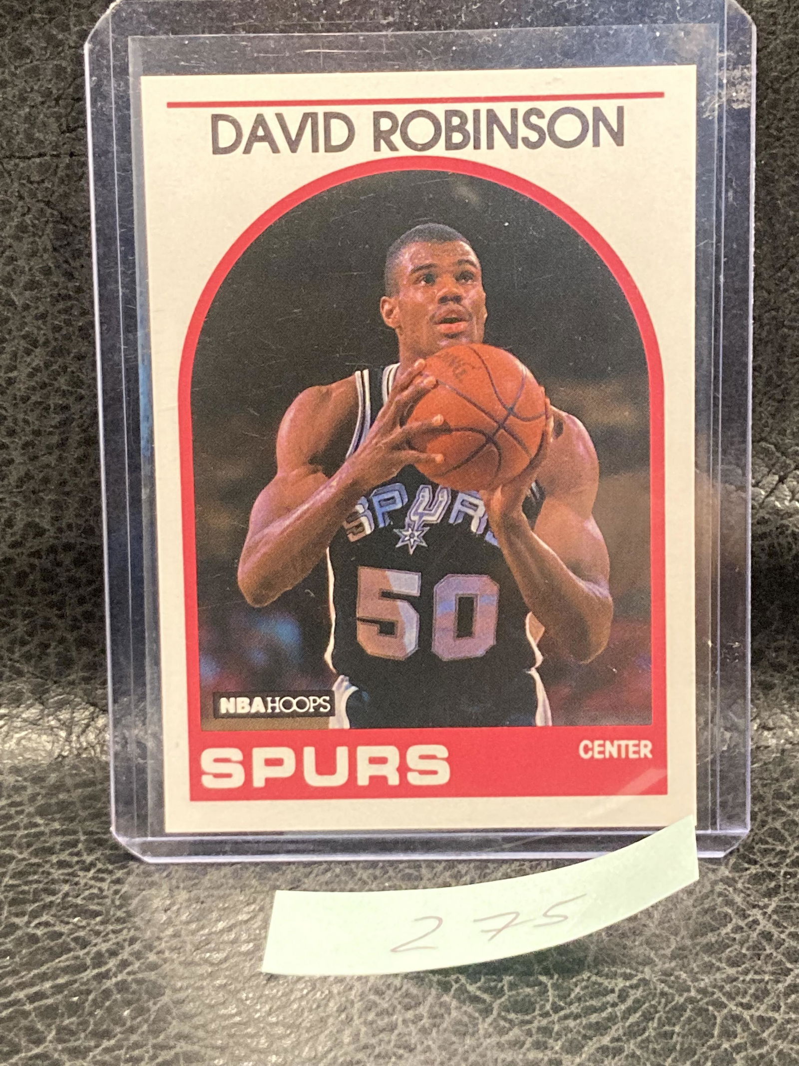 David Robinson 1989-90 Hoops Rookie Card Rc #310 Spurs: David Robinson 1989-90 Hoops Rookie Card Rc #310 Spurs