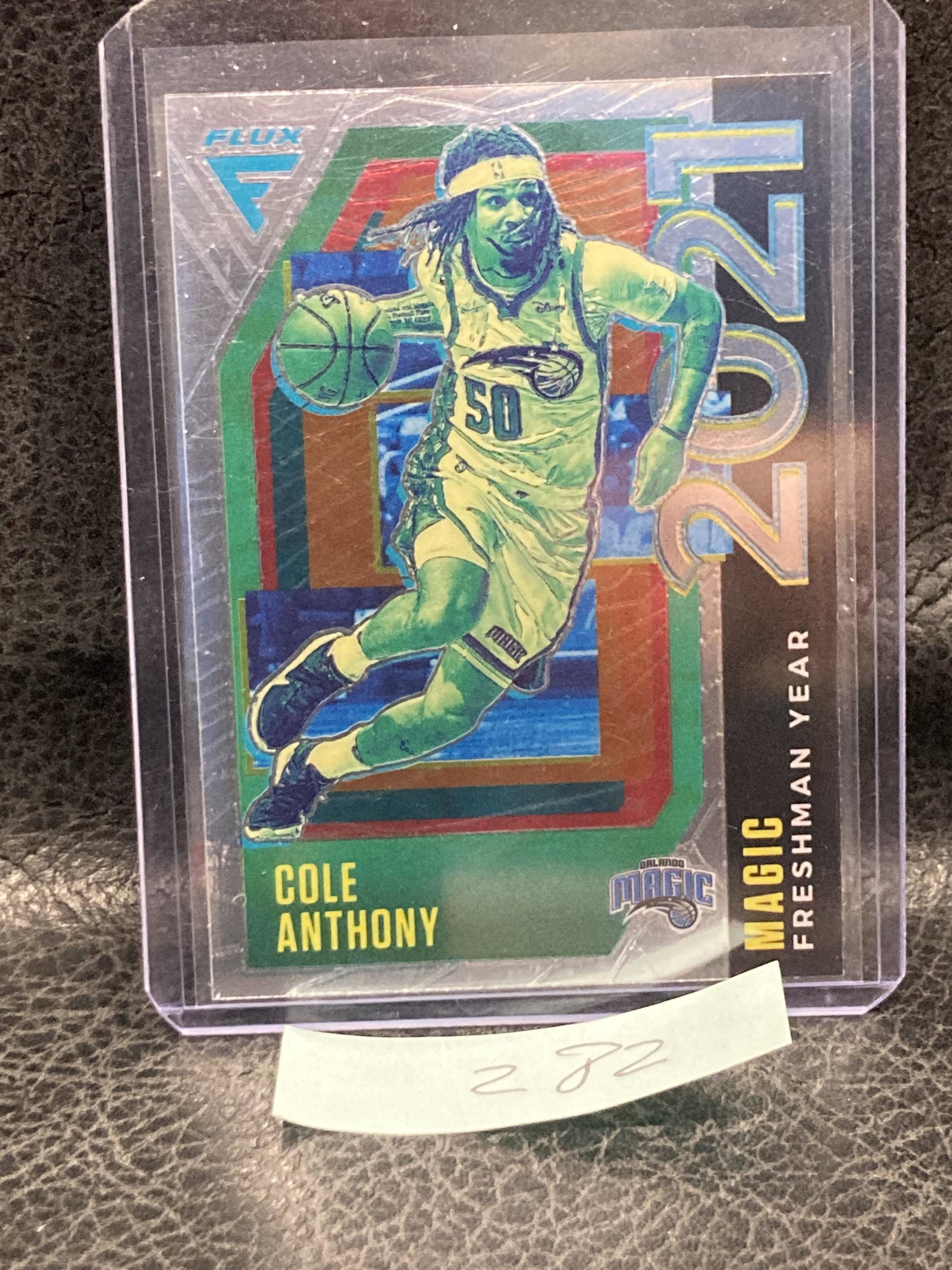 Cole Anthony 2020-21 Flux Freshman Year Insert #12 Rc Magic: Cole Anthony 2020-21 Flux Freshman Year Insert #12 Rc Magic
