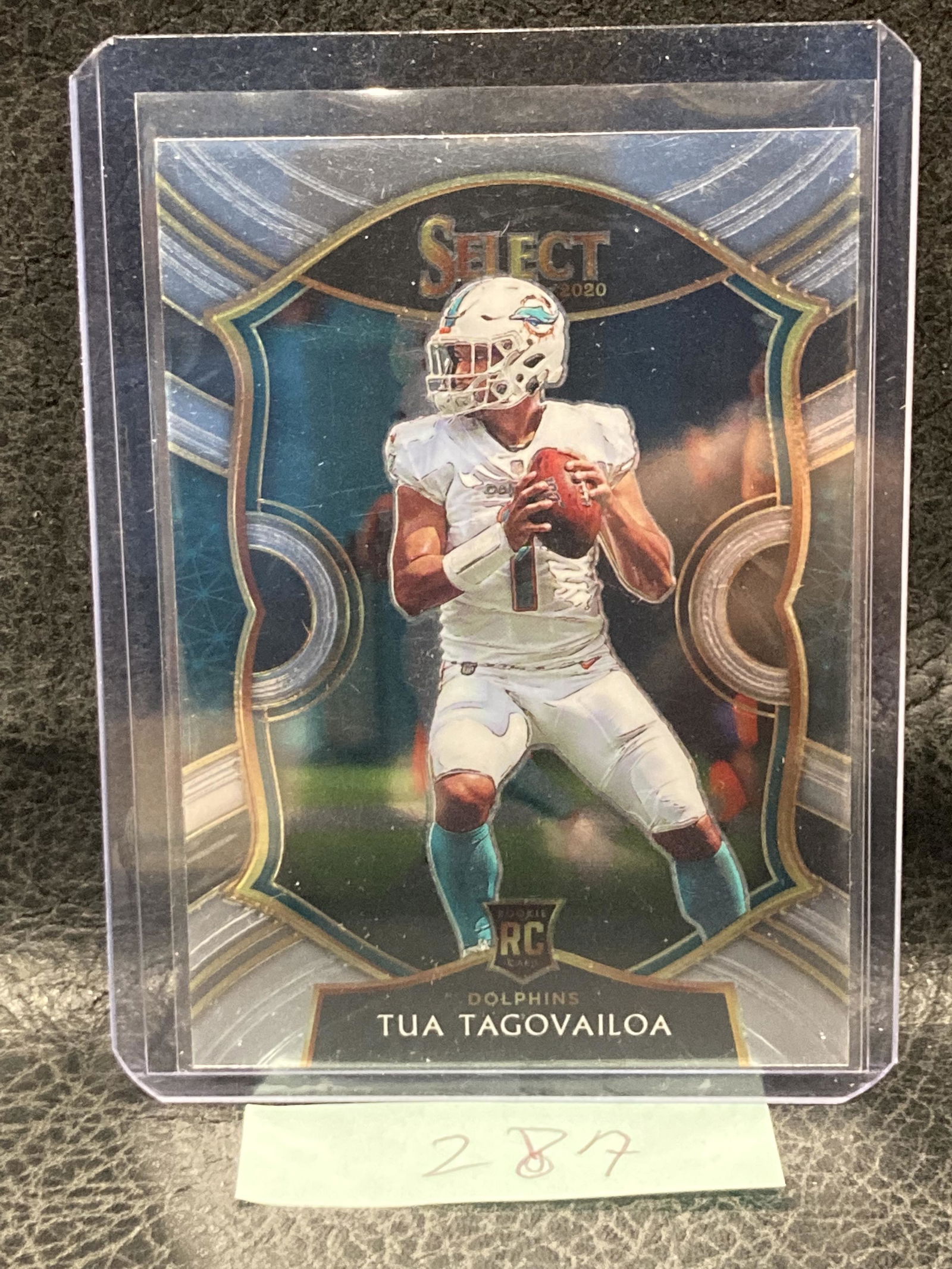 Tua Tagovailoa 2020 Panini Select Concourse Rookie Rc Miami Dolphins (1 of 2)