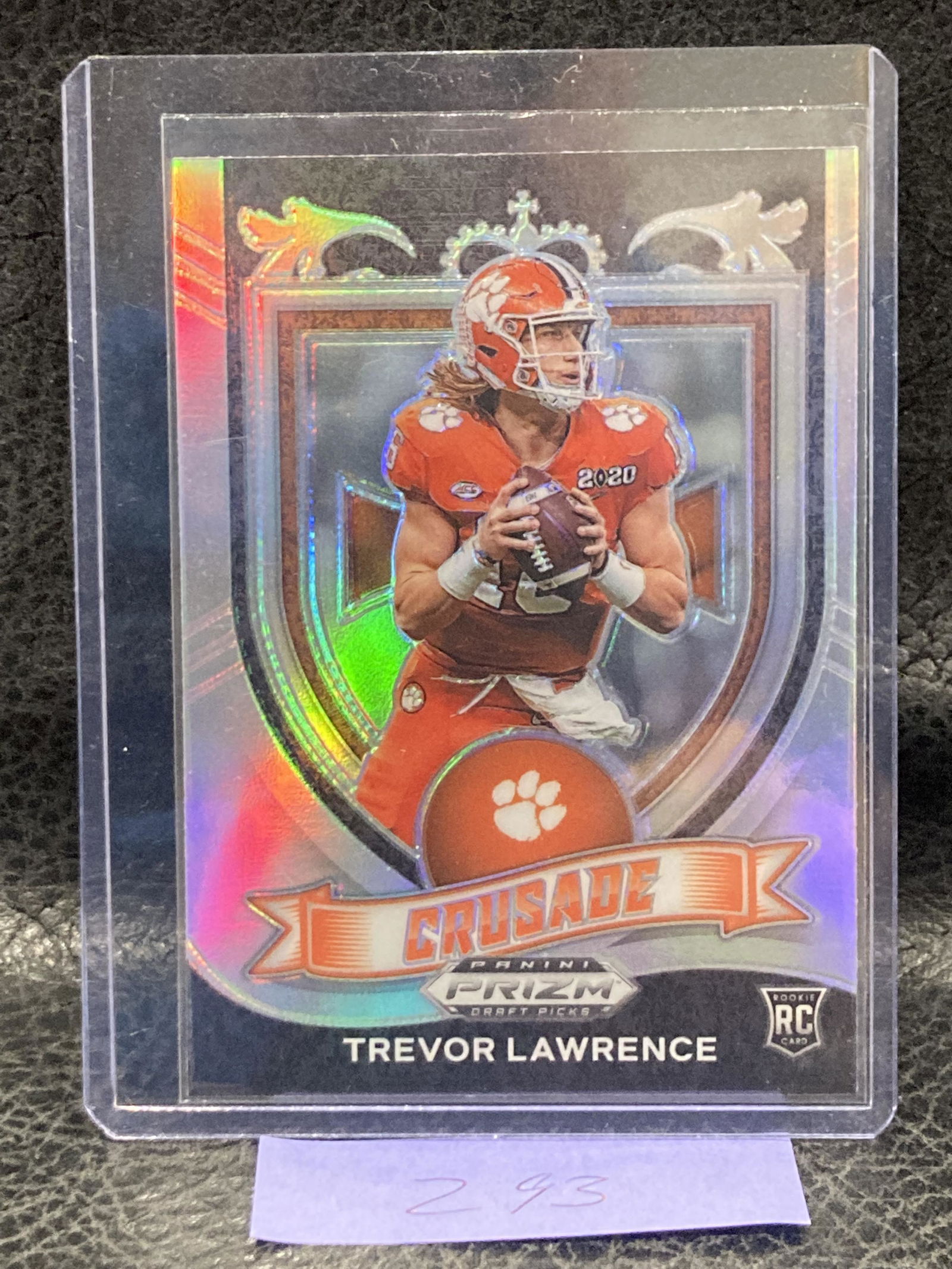 2021 Panini Prizm Draft Picks Trevor Lawrence Crusade Silver Prizm (1 of 2)