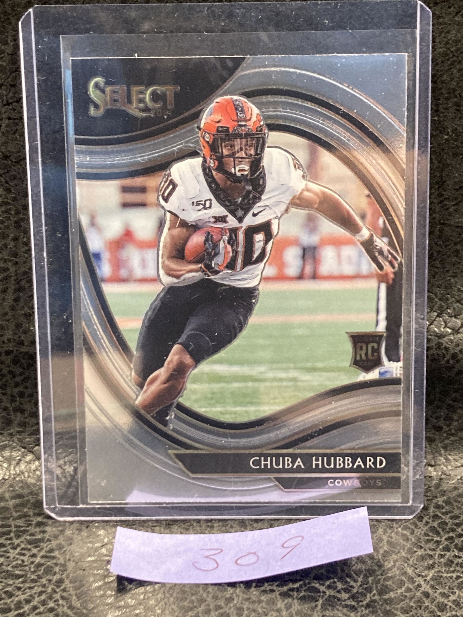 Chuba Hubbard Rc 2021 Chronicles Select Field Level Panthers Rookie #272 (1 of 2)