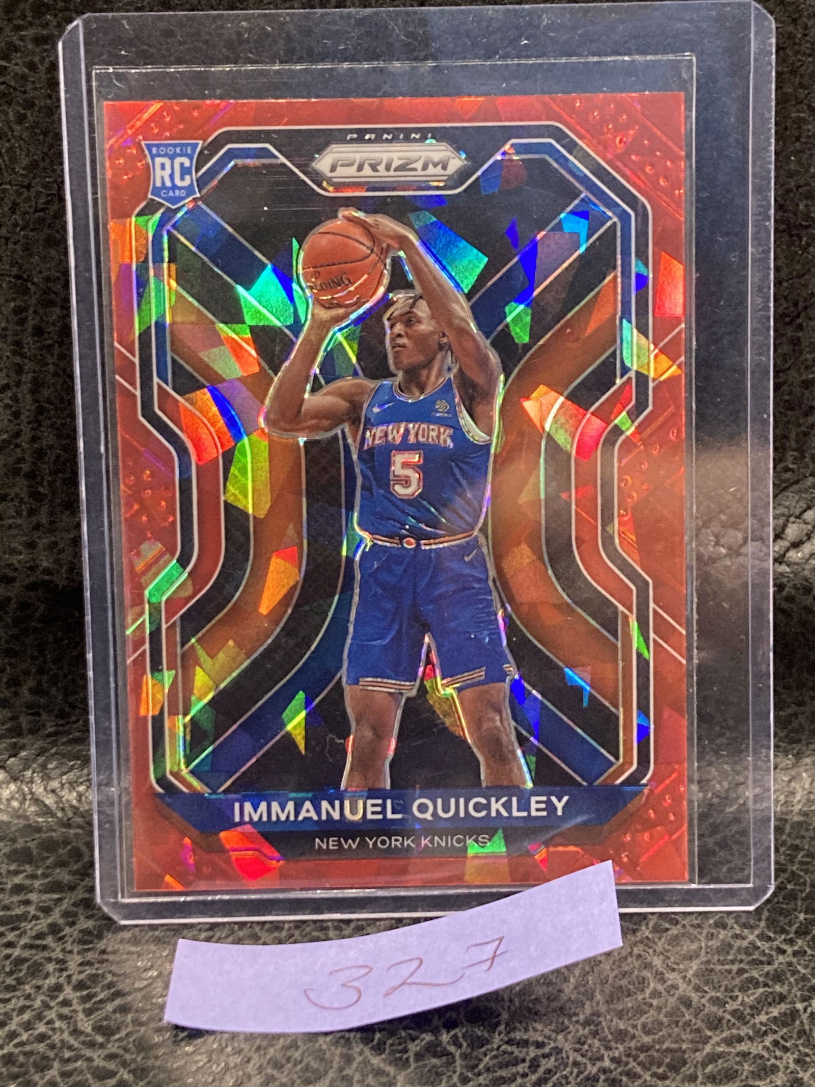 Immanuel Quickley 2020-21 Prizm Red Ice Rc New York Knicks #296 (1 of 2)