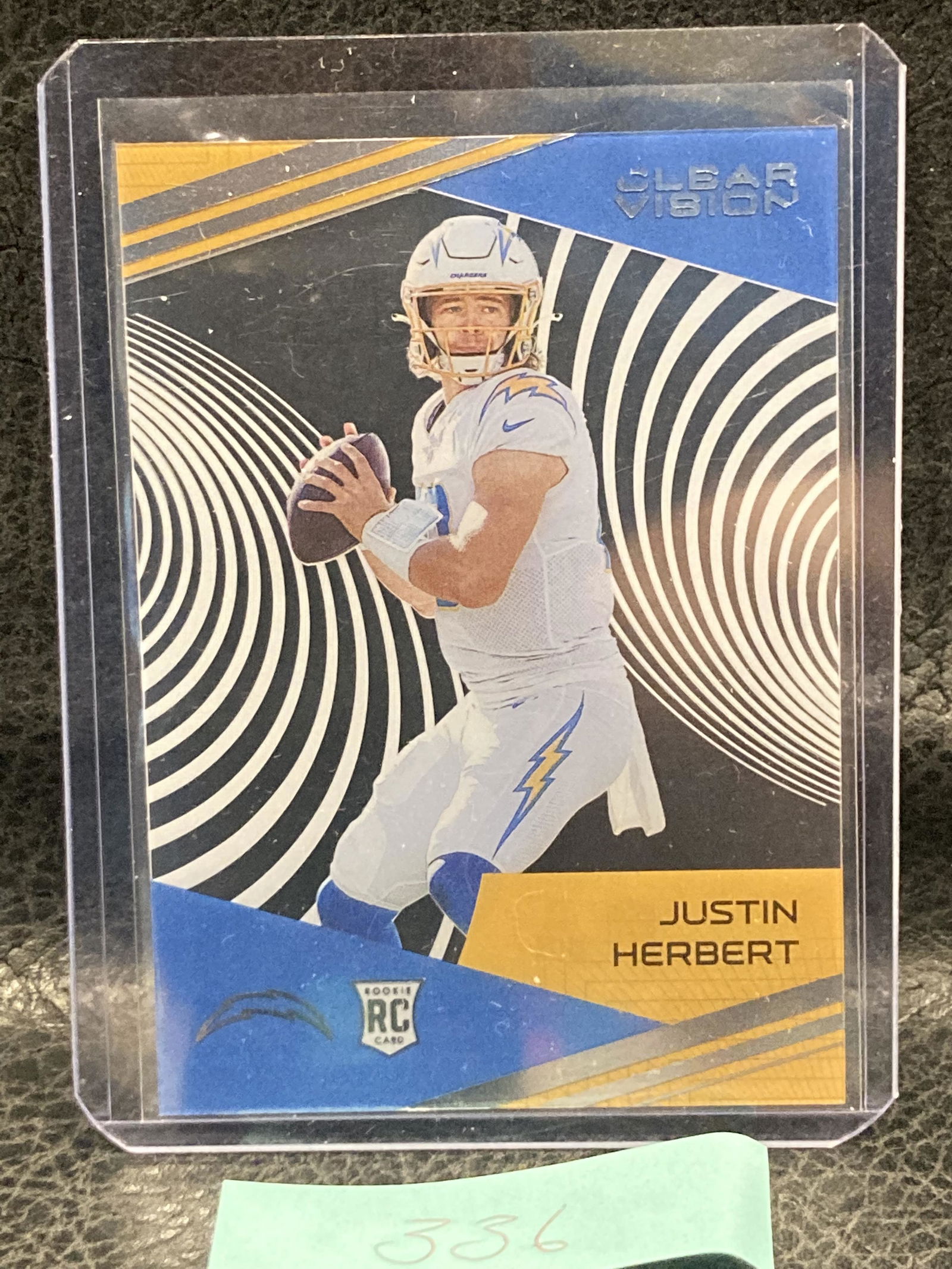 Justin Herbert 2020 Chronicles Clear Vision Rookie Chargers No.Cv-3 (1 of 2)