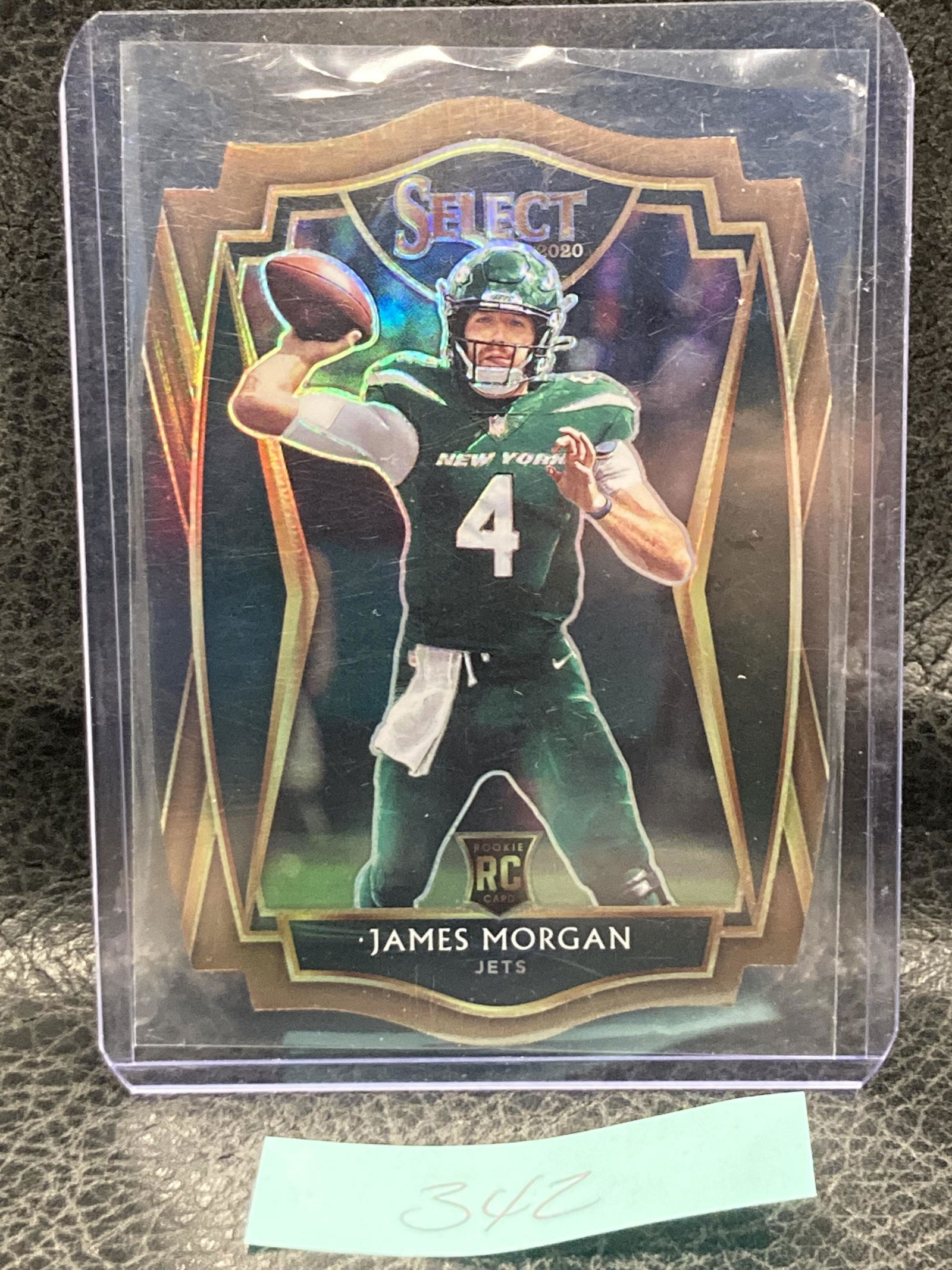 James Morgan 2020 Select Premier Level Copper Prizm Die-Cut /355 #184 Rookie RC (1 of 2)