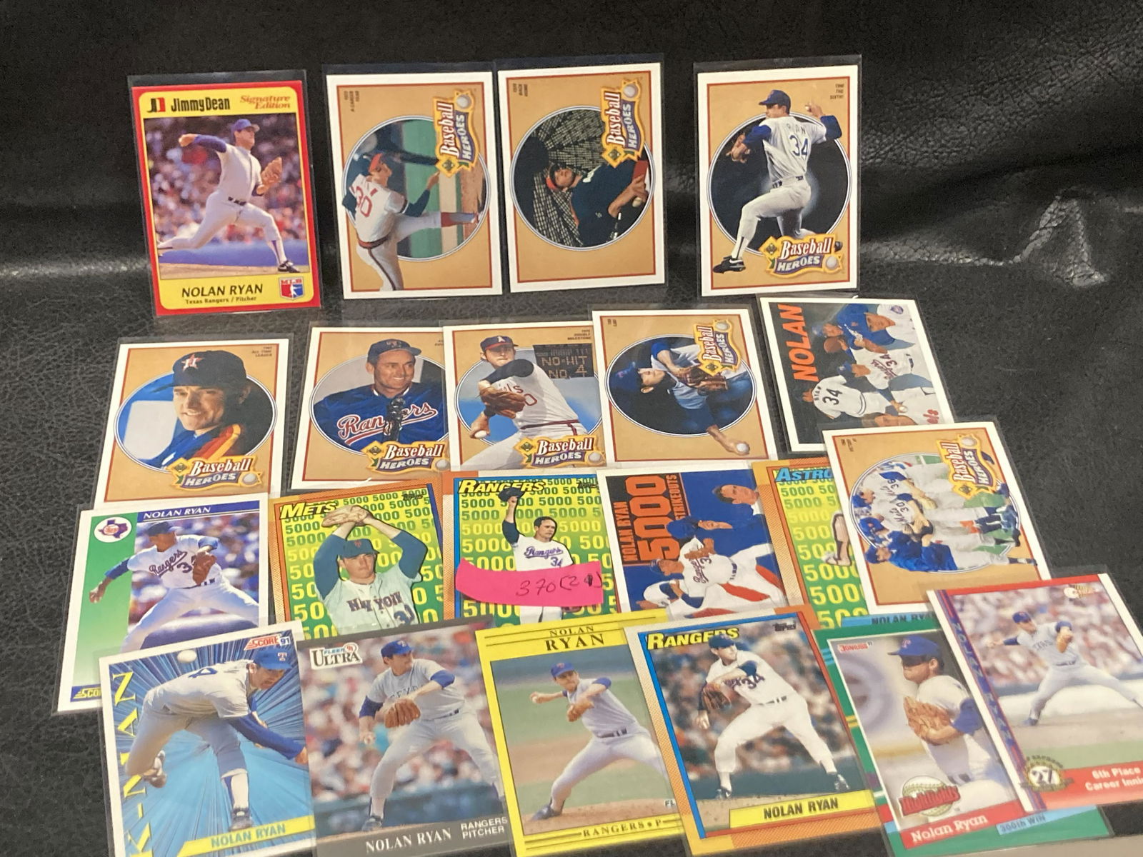 Lot Of 21 Nolan Ryan Mix Baseball Card Lot (1 of 2)