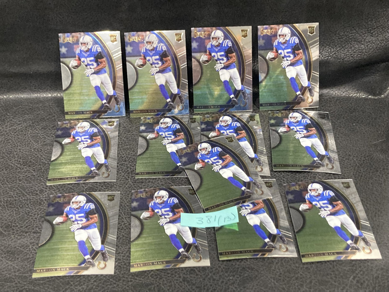 2017 Select Lot Of 13 Marlon Mack Rookie Football Cards Colts: 2017 Select Lot Of 13 Marlon Mack Rookie Football Cards Colts