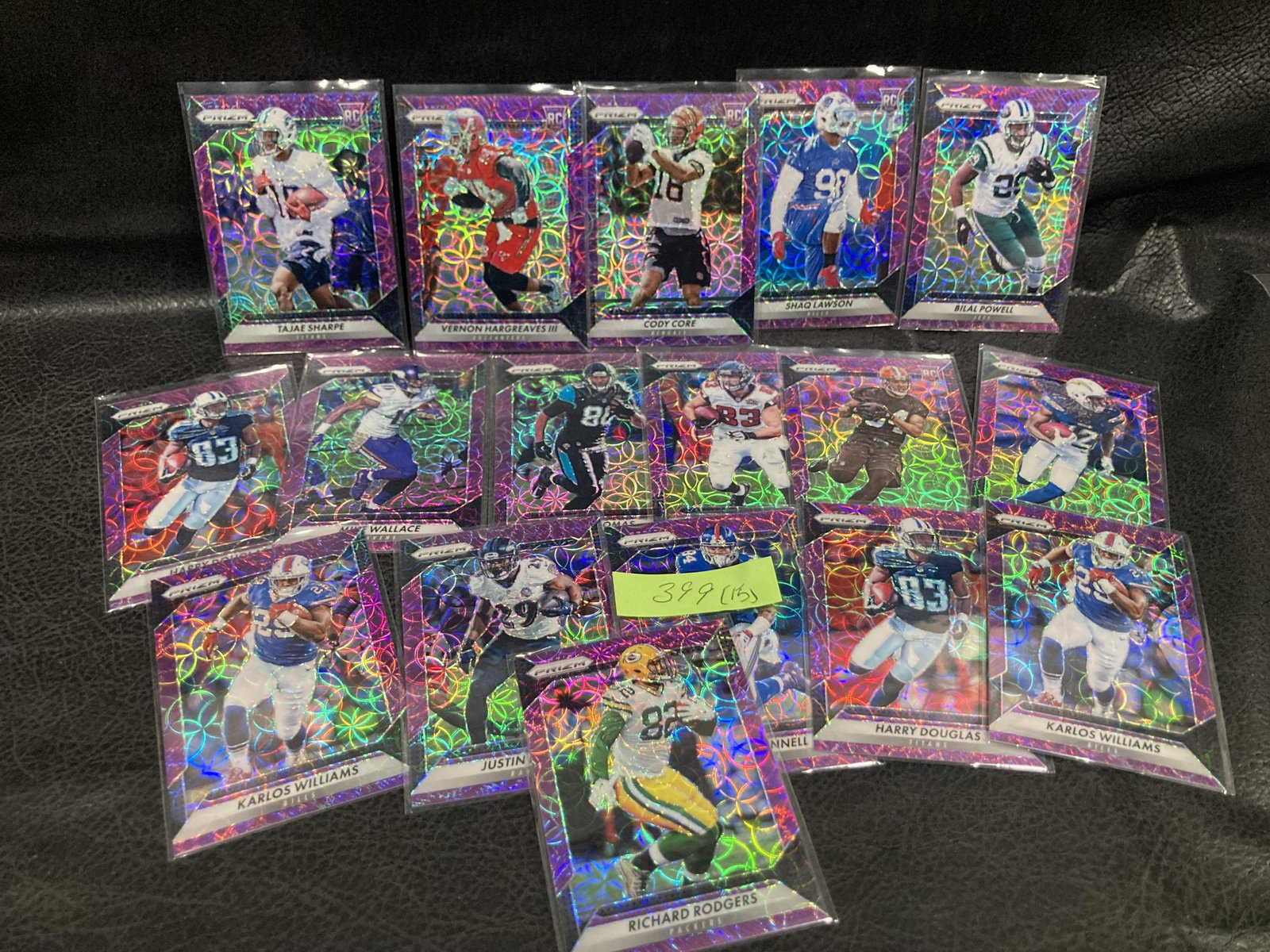 2016 Prizm Football Purple Scope Lot Of 15 Cards: 2016 Prizm Football Purple Scope Lot Of 15 Cards
