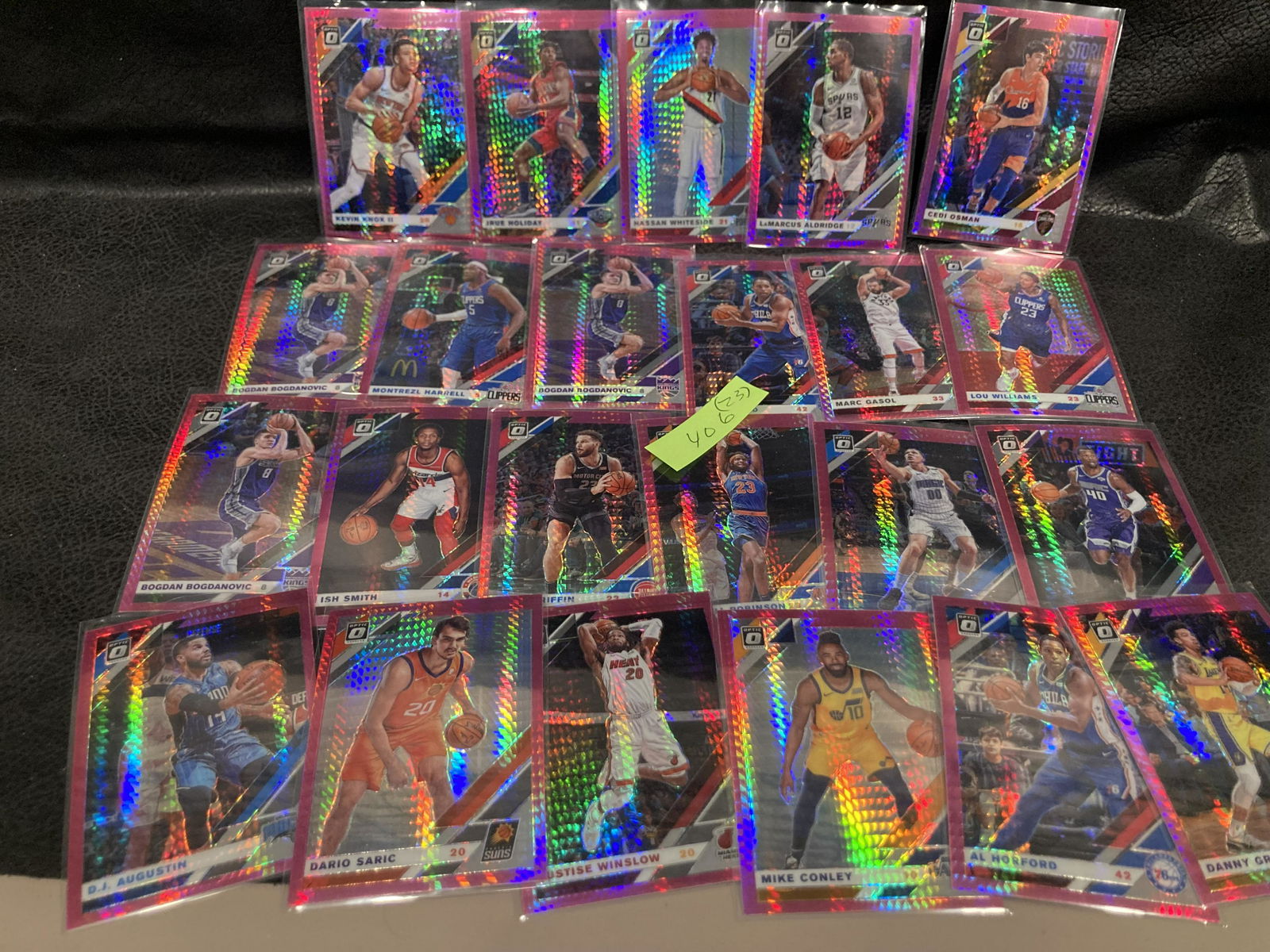2019-20 Pink Optic Pink Hyper Basketball Lot Of 23 Cards (1 of 3)