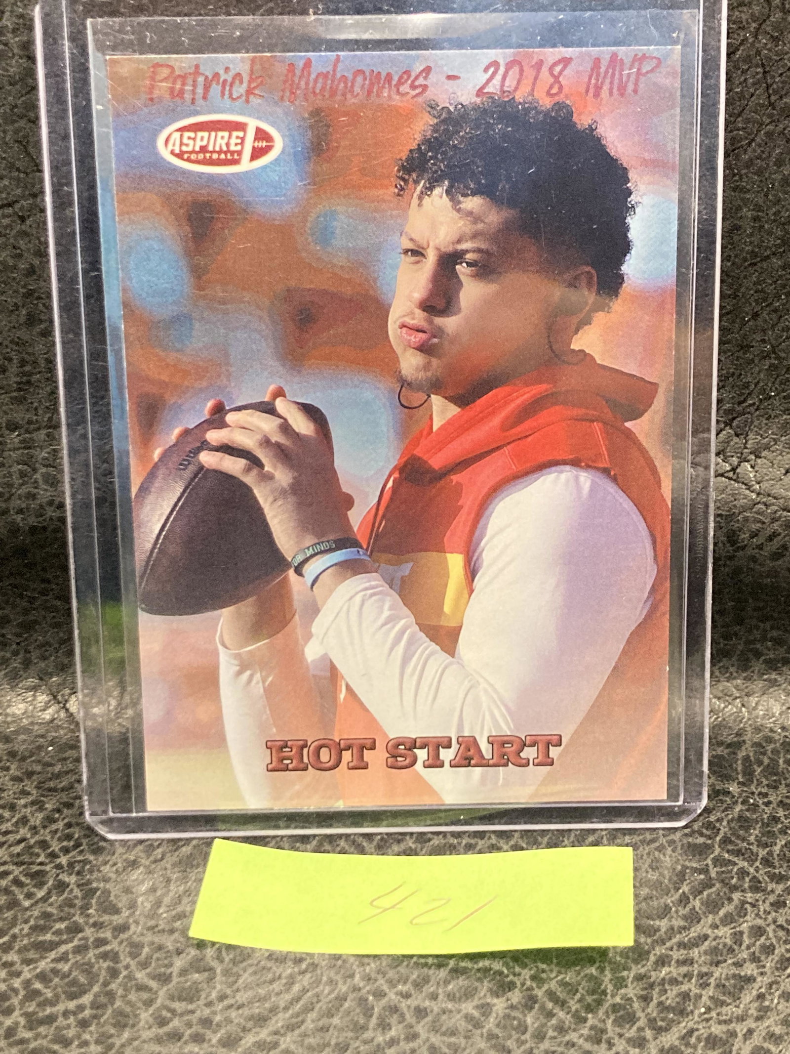 Patrick Mahomes II 2019 Sage Aspire HOT Start #ASP-1 Kansas City Chiefs (1 of 2)