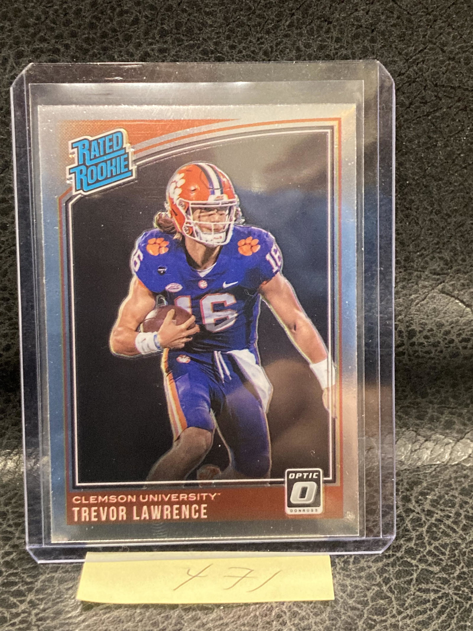 Trevor Lawrence 2021 Panini Chronicles Donruss Optic Rated Rookie Card Rc # 201 (1 of 2)