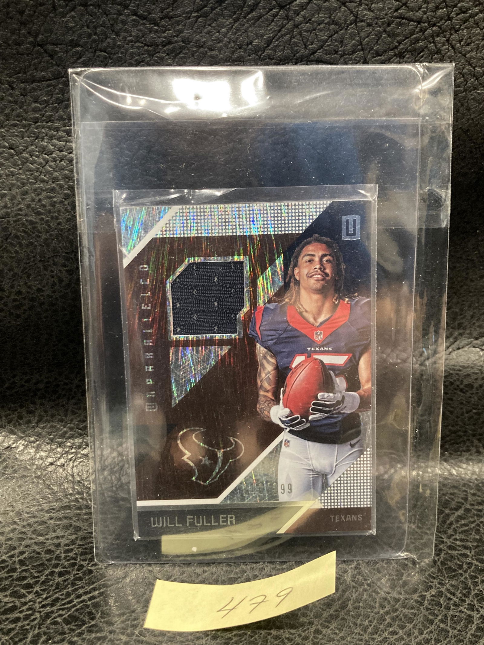 Will Fuller 2016 Unparalleled Rookie Jerseys  #6 Jersey /99 (1 of 2)