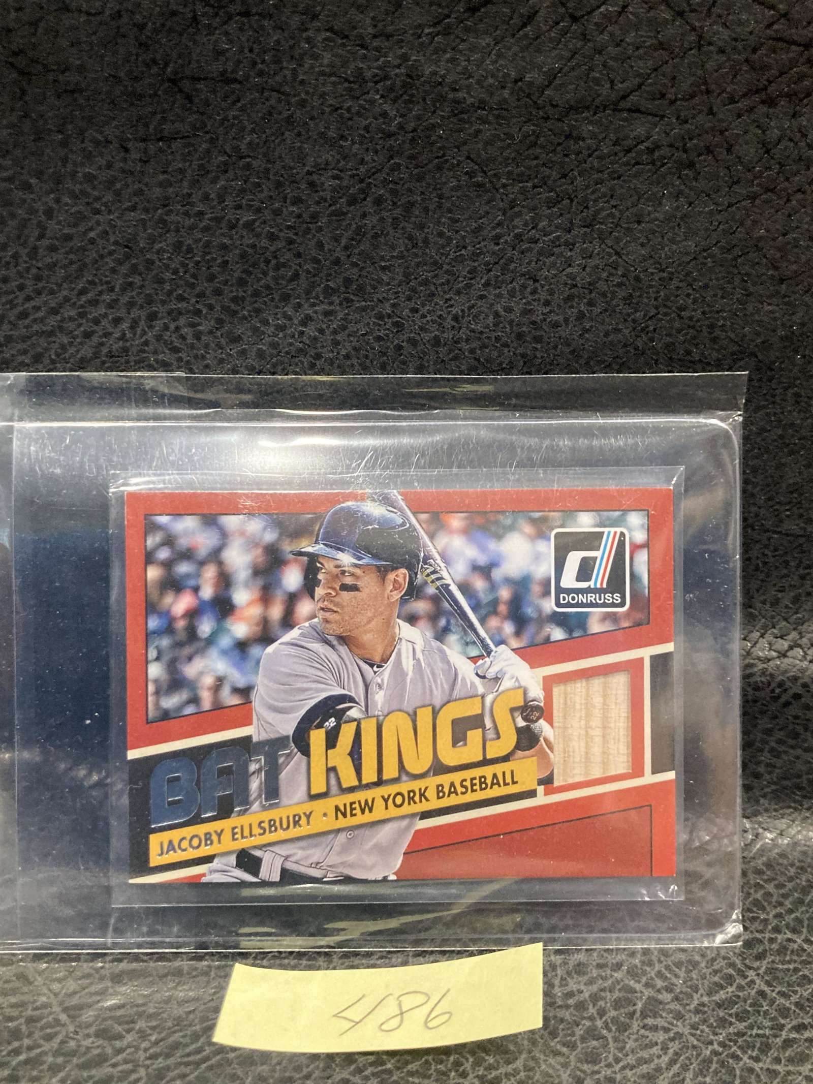 Jacoby Ellsbury 2015 Donrussbat Kings New York Yankees Game-Used Bat Relic: Jacoby Ellsbury 2015 Donrussbat Kings New York Yankees Game-Used Bat Relic