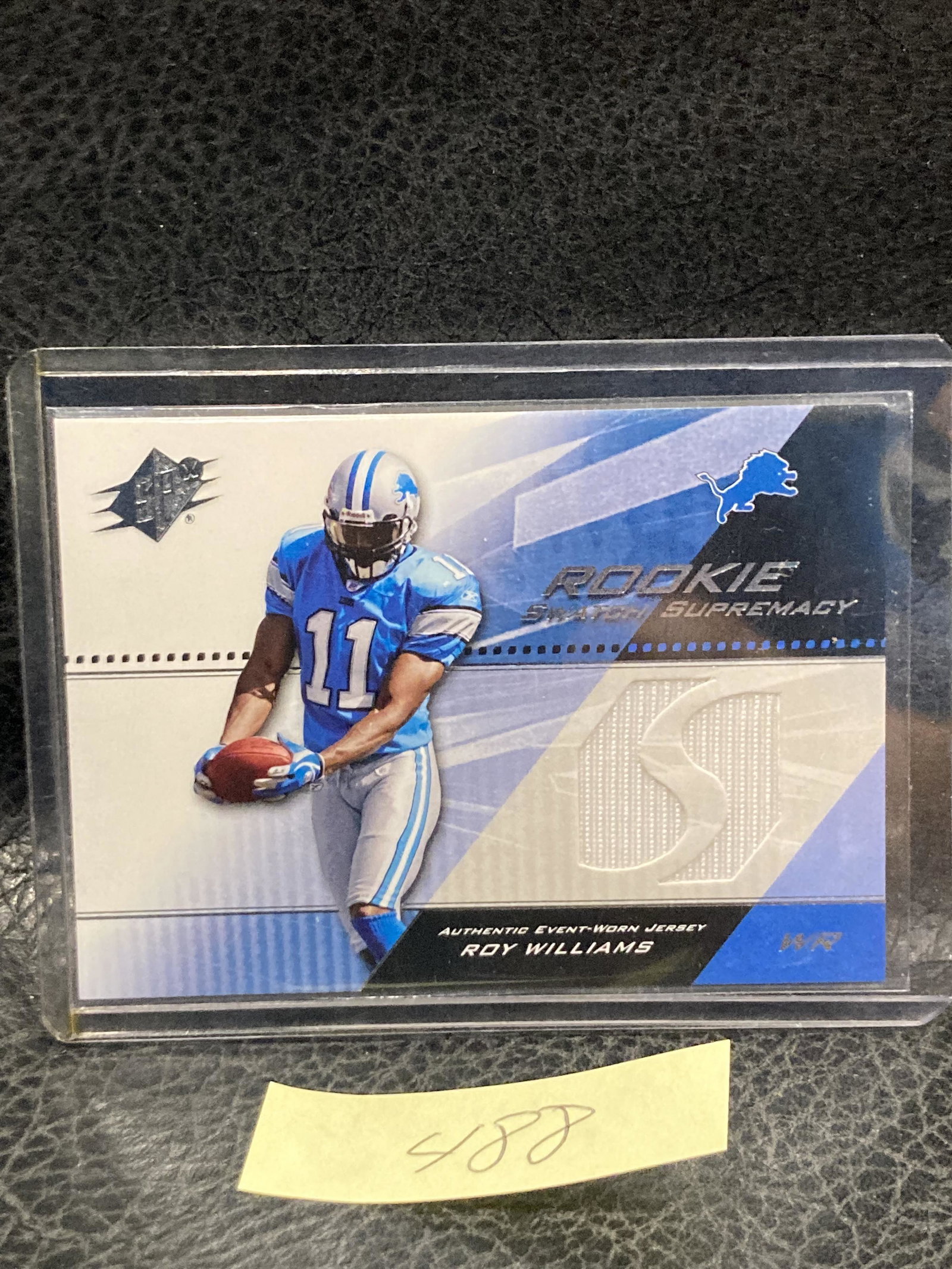 Roy Williams 2004 Spx Swatch Supremacy Jersey Card #SW-RW Cowboys (1 of 2)