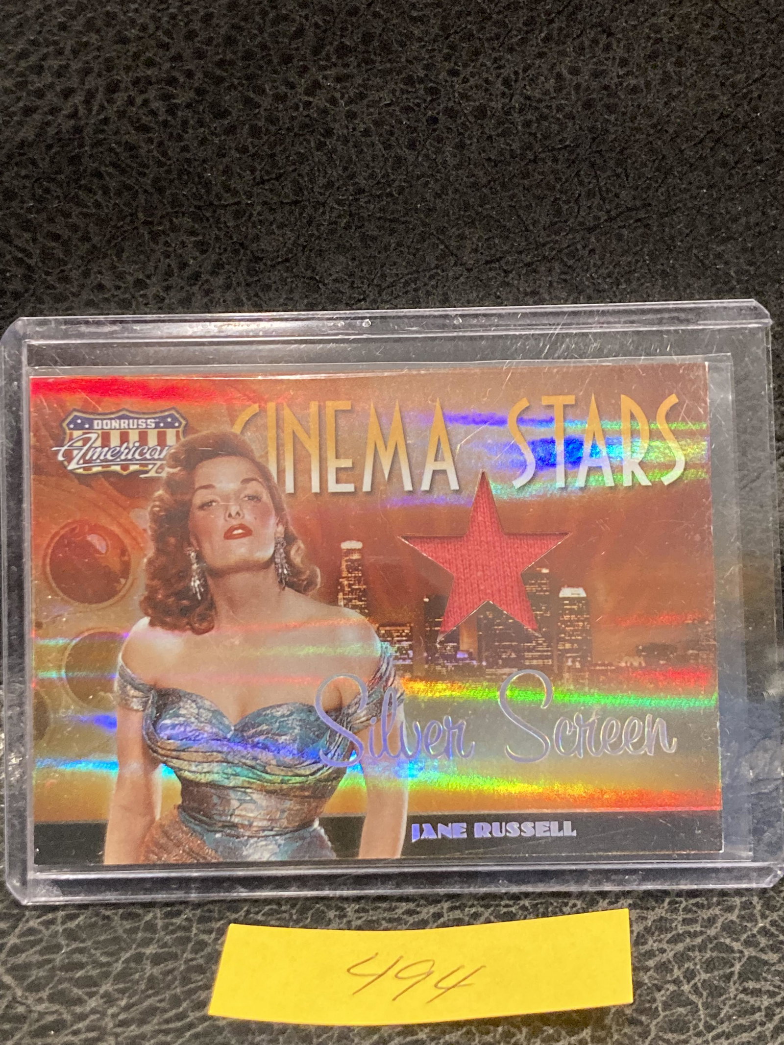Jane Russell 2008 Donruss Americana Cinema Stars Material Swatch /100: Jane Russell 2008 Donruss Americana Cinema Stars Material Swatch /100