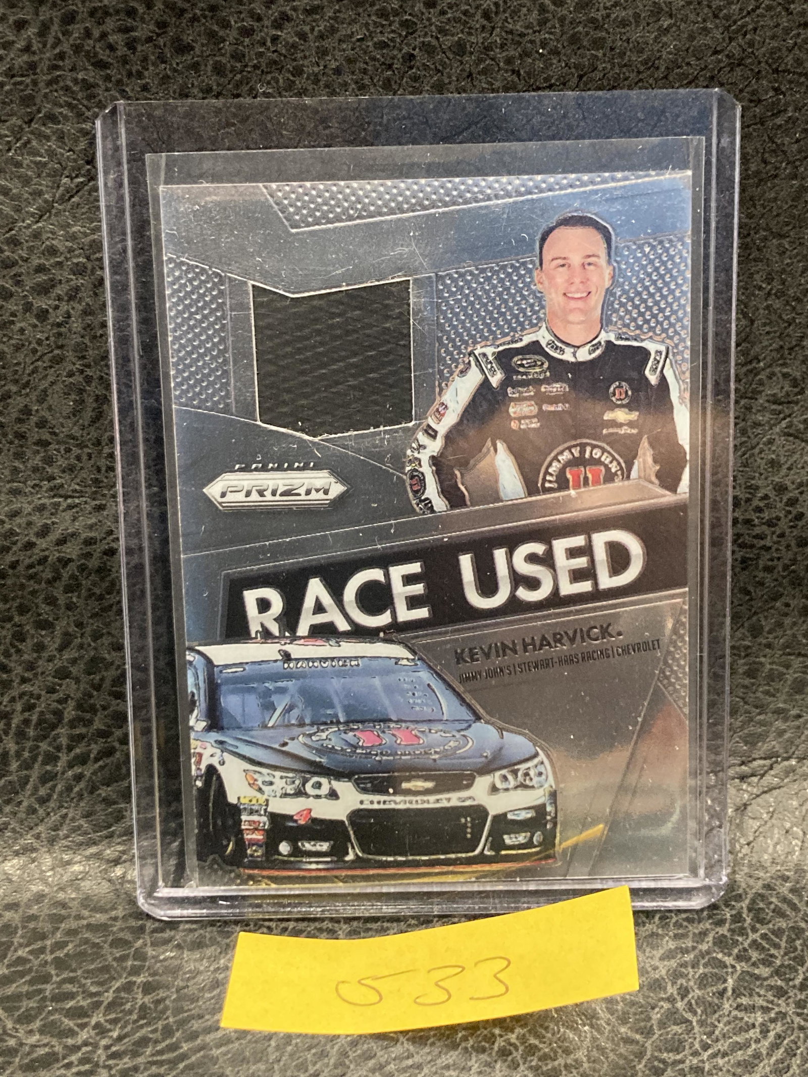 Kevin Harvick 2016 Panini Prizm Race Used Tire #4 Jimmy John's Burning Rubber: Kevin Harvick 2016 Panini Prizm Race Used Tire #4 Jimmy John's Burning Rubber