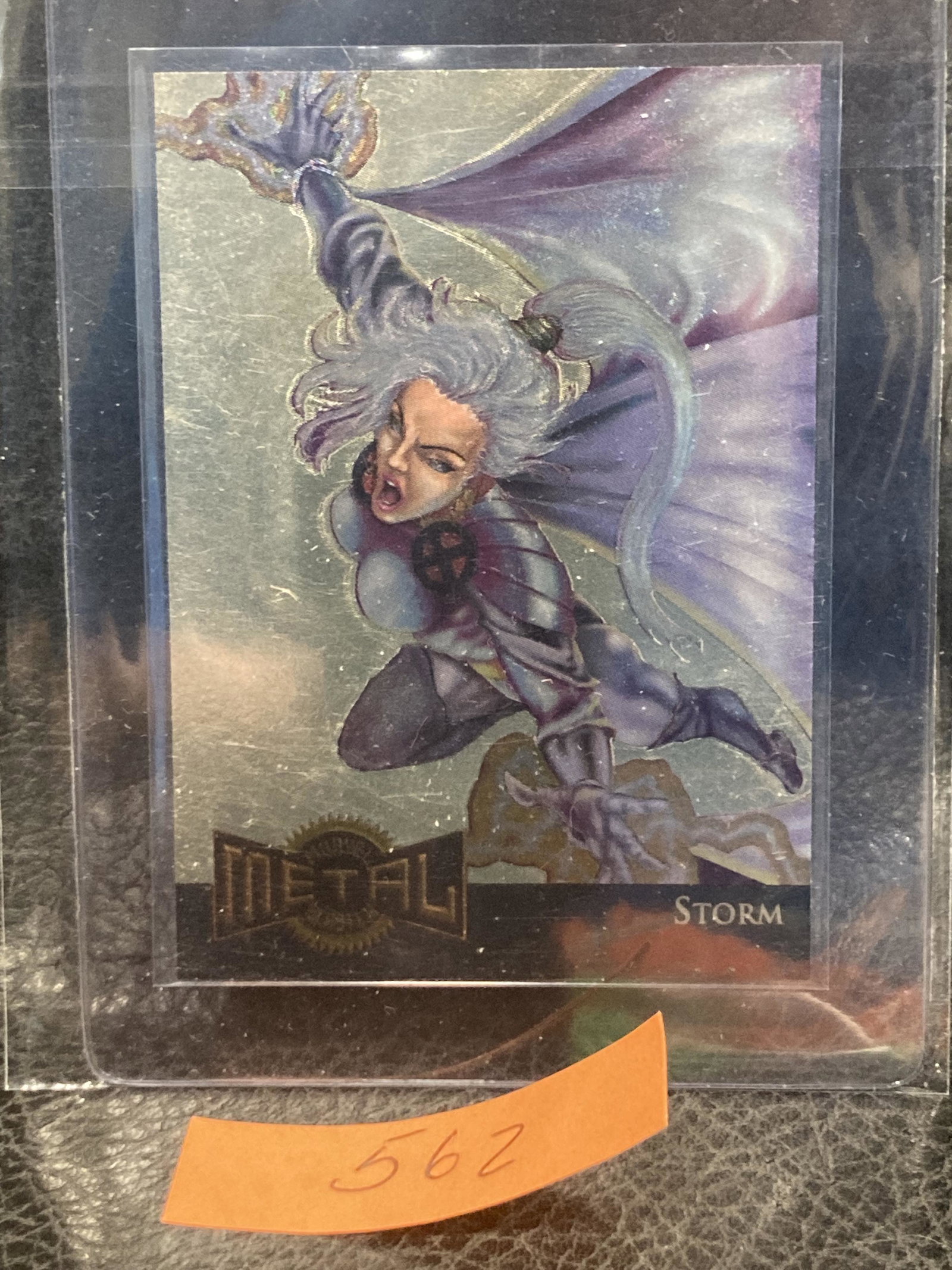 Storm 1995 Marvel Metal Metal Blaster 13 Gold Blaster: Storm 1995 Marvel Metal Metal Blaster 13 Gold Blaster