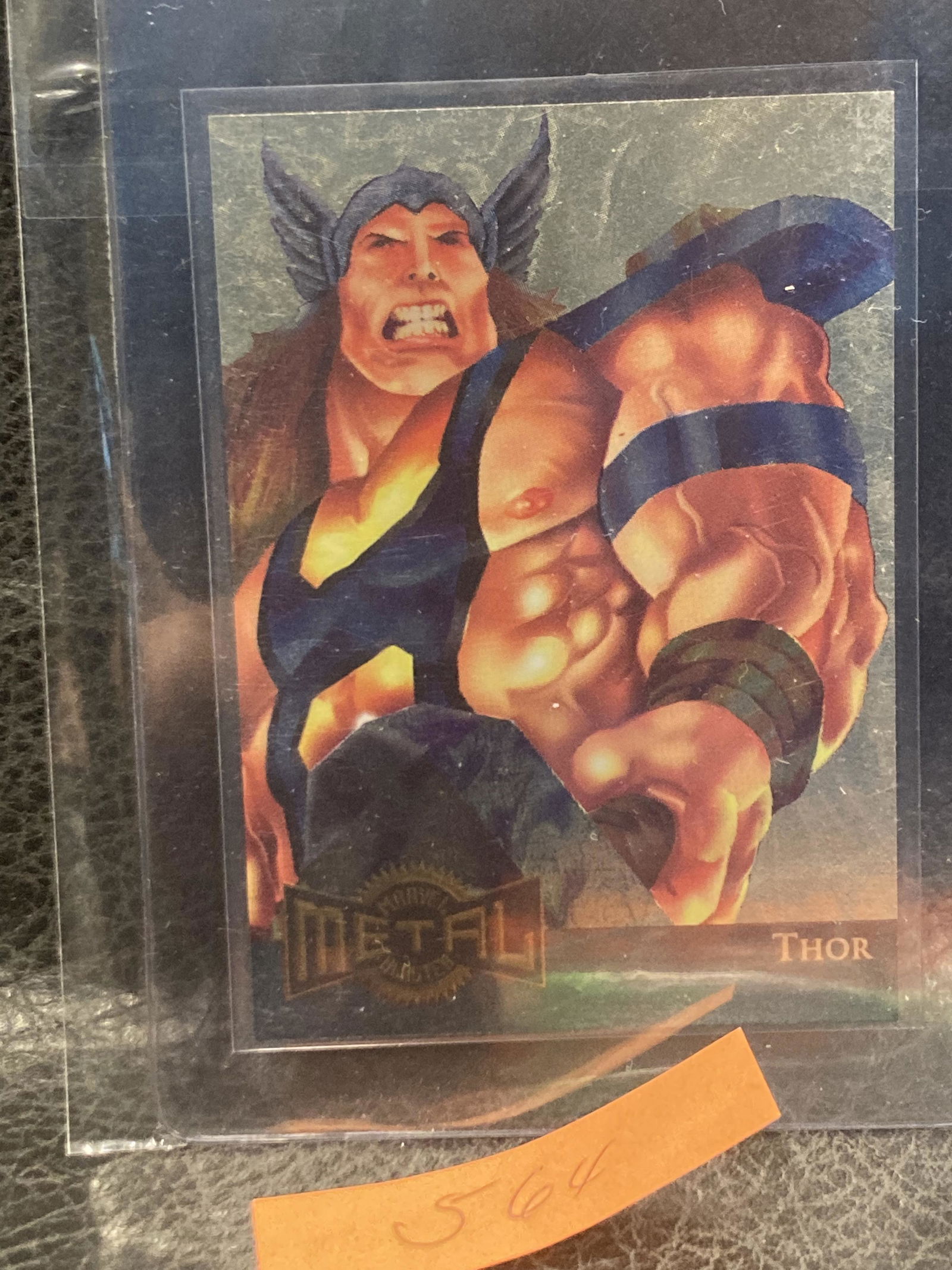 Thor 1995 Fleer Marvel Metal Metal Blasters Gold (1 of 2)