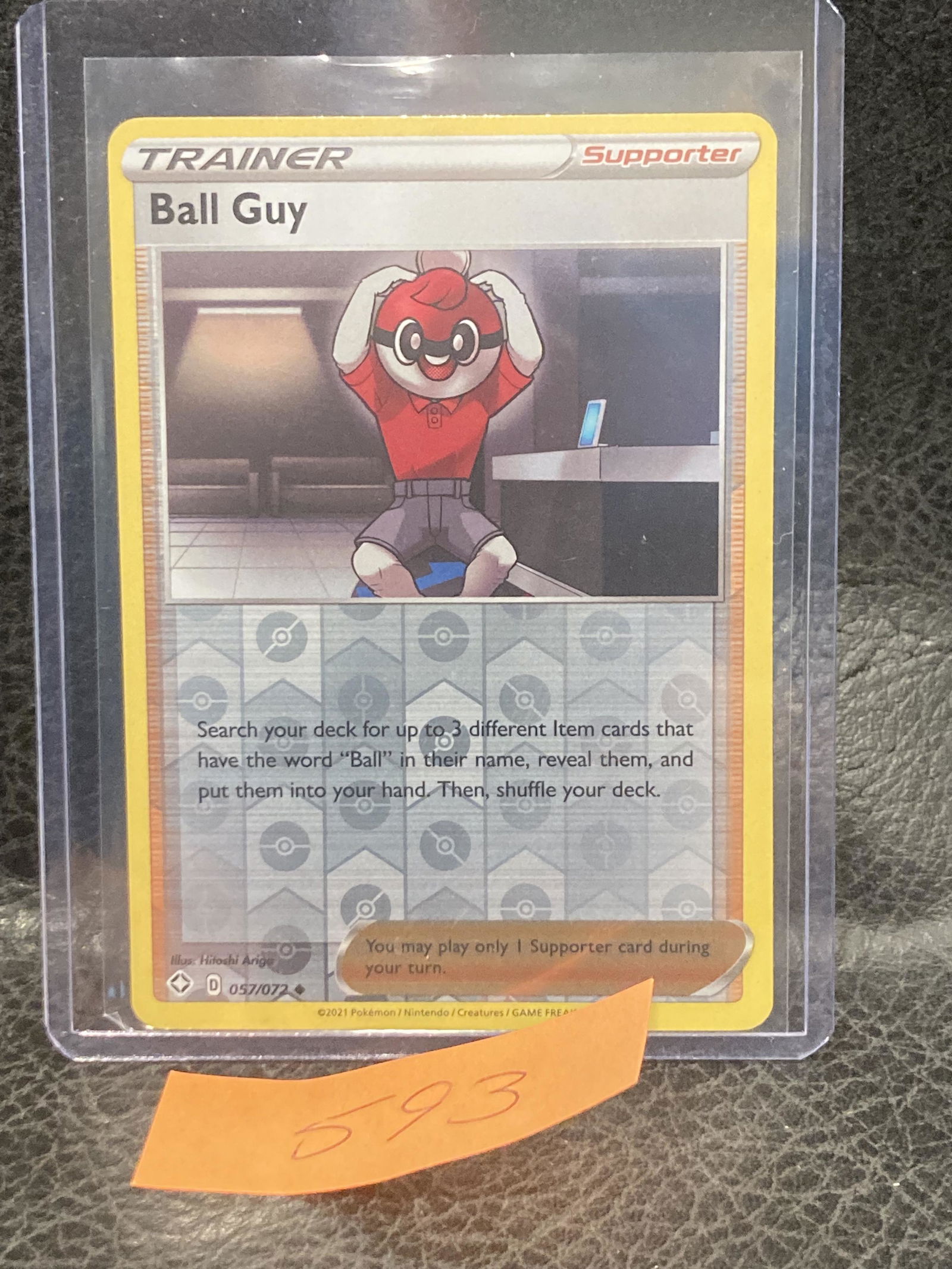 Ball Guy 057/072 Uncommon Card Shining Fates NM Pokemon TCG Trainer Supporter (1 of 2)